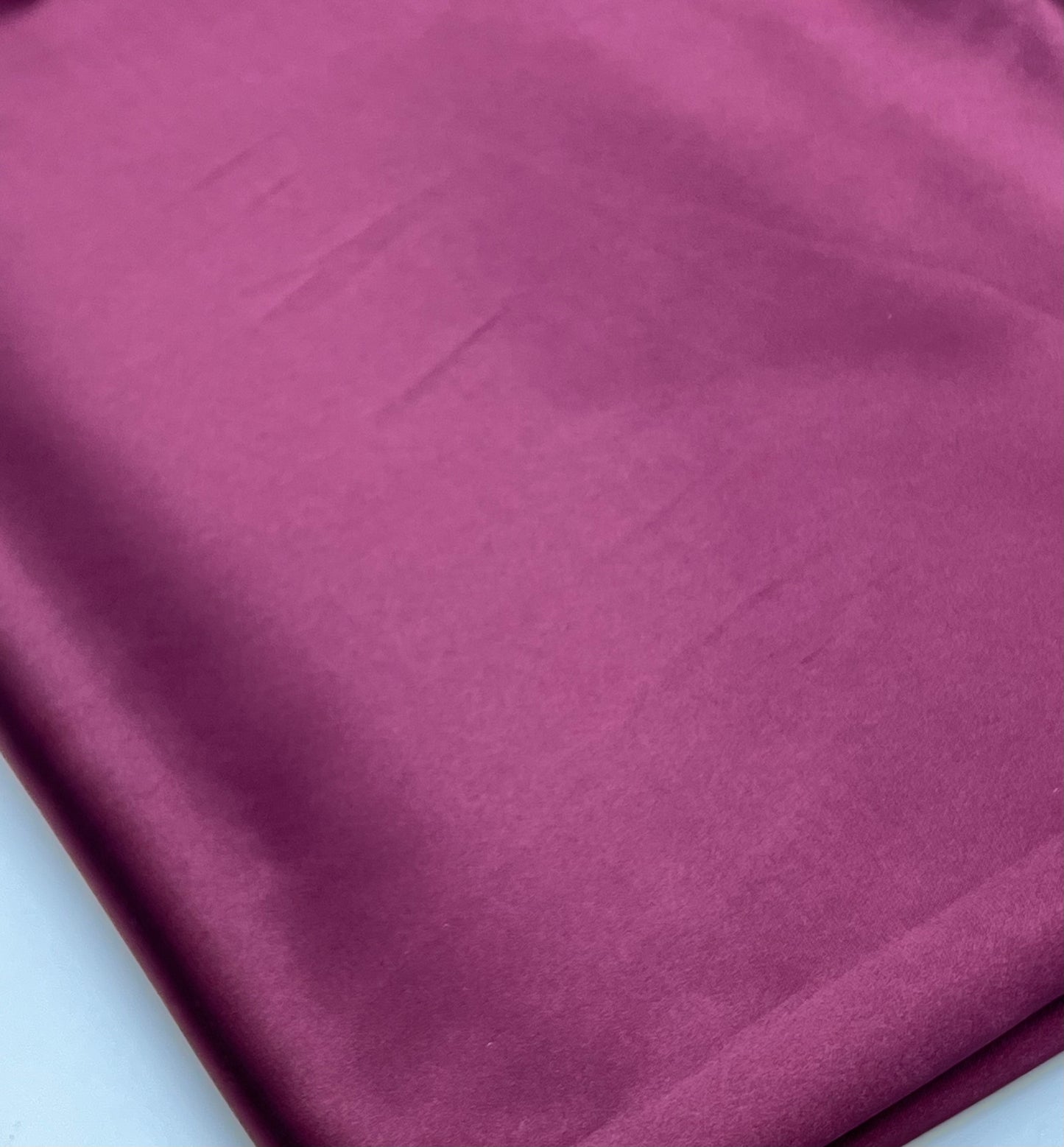 Burgundy Satin Dress Craft Non Stretch Fabric