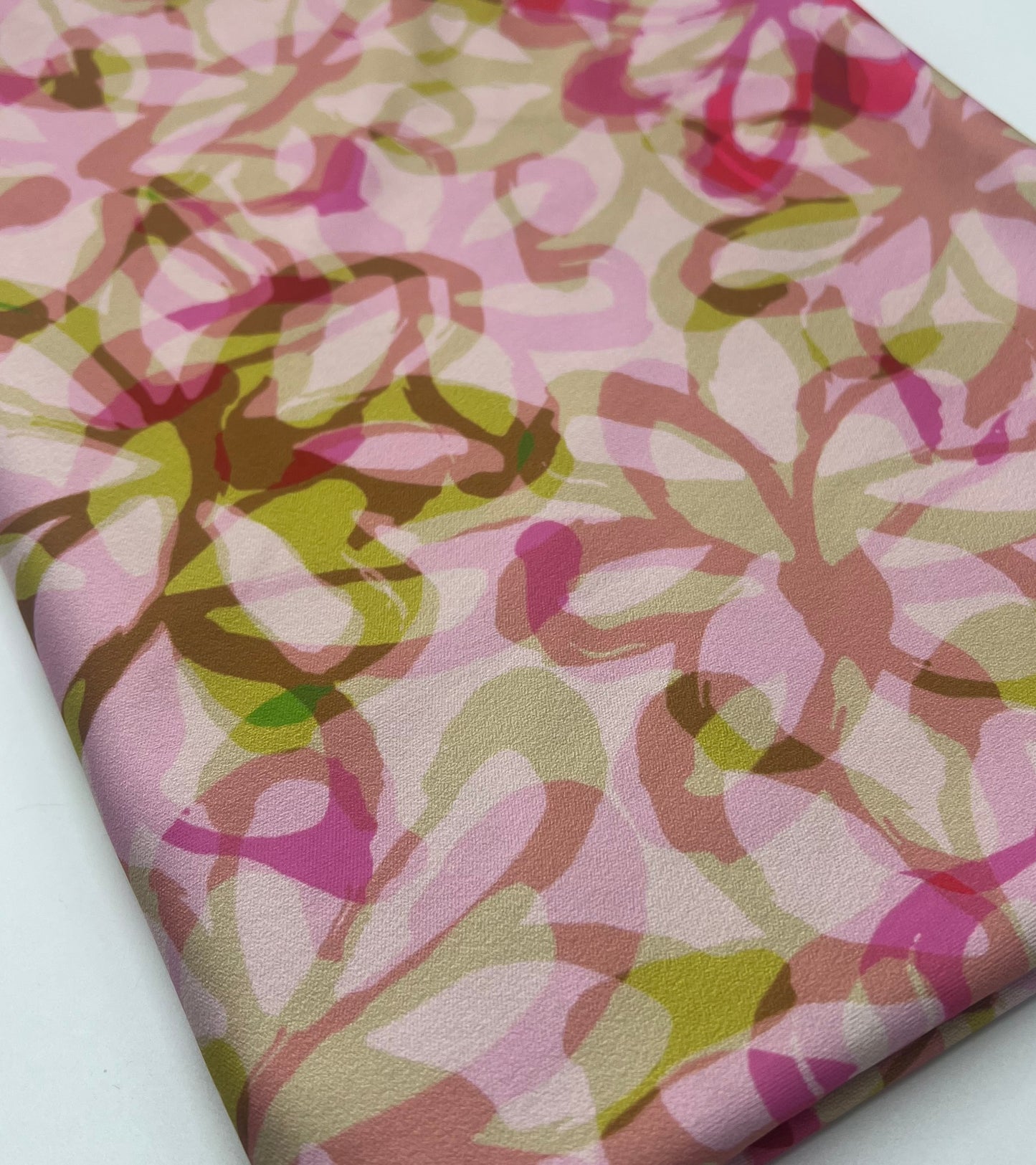 Pink Mix Multi Lightweight Stretch Fabric