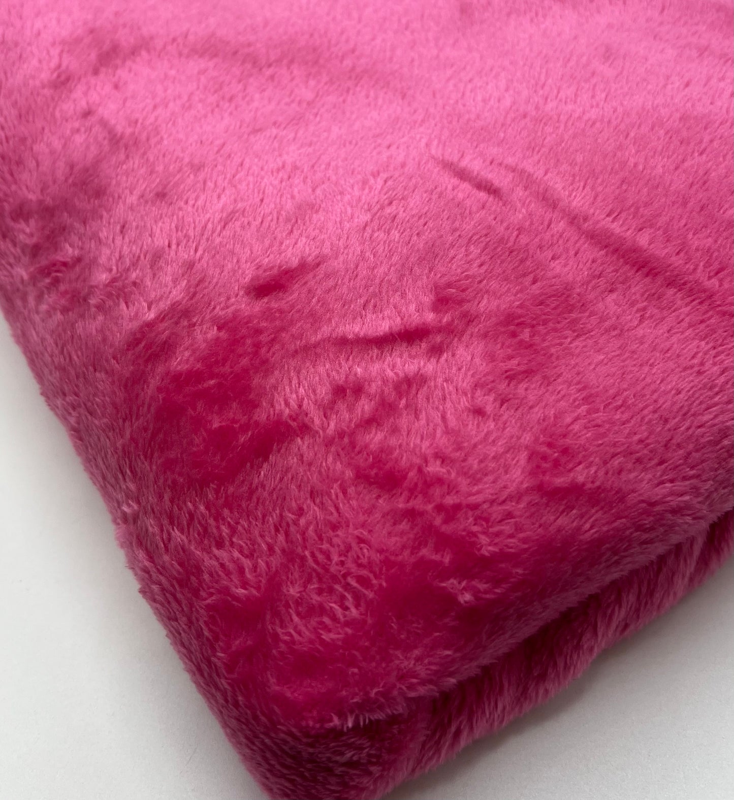 Hot Pink Super Soft Plain Cuddle Fleece Fabric Blanket Loungewear