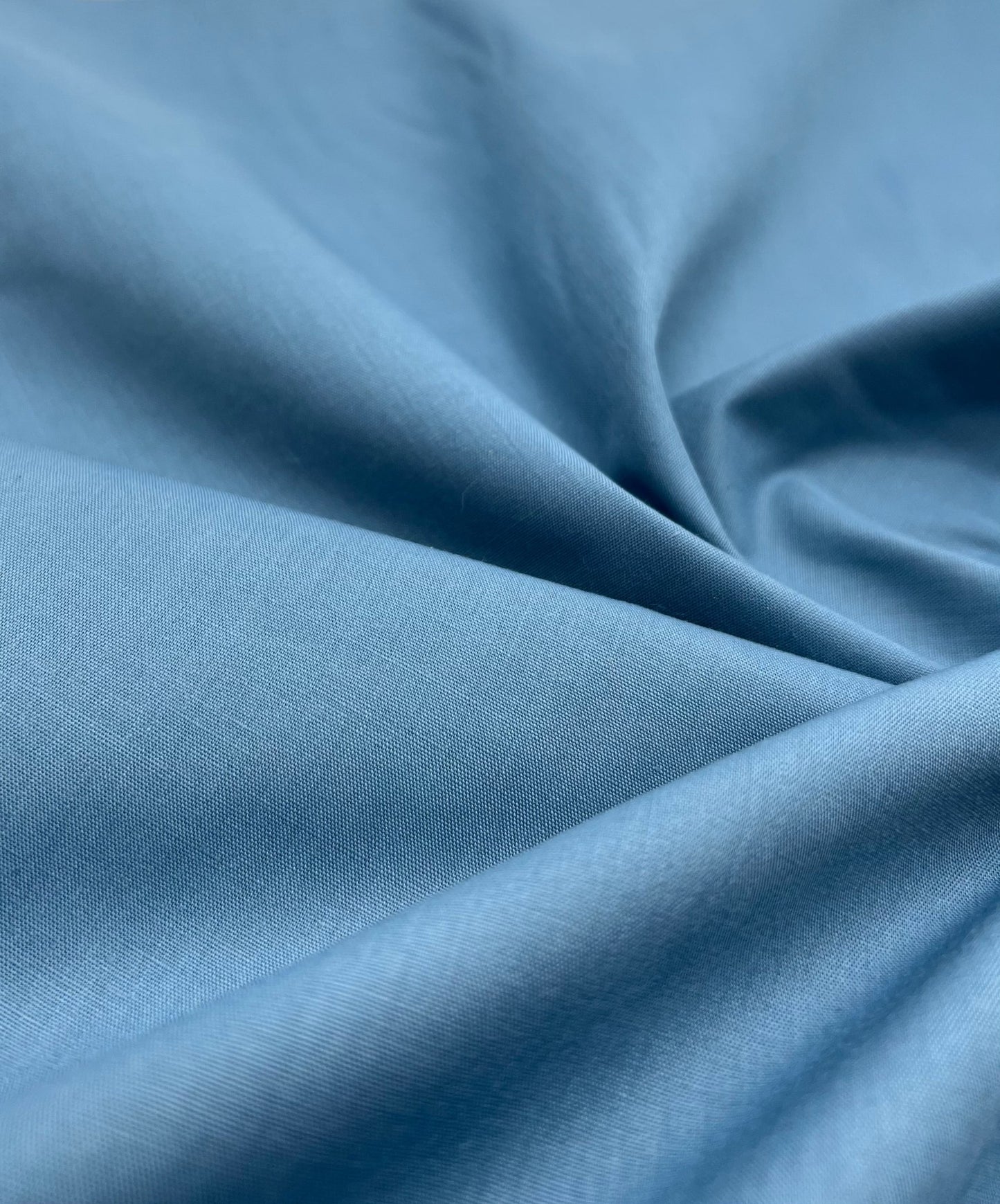Airforce Blue Plain Poly Cotton 105 GSM 80/20 44 Inch Non Stretch - T9 Fabrics