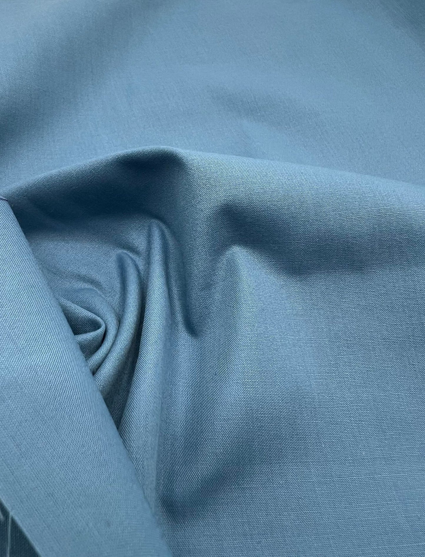 Airforce Blue Plain Poly Cotton 105 GSM 80/20 44 Inch Non Stretch - T9 Fabrics