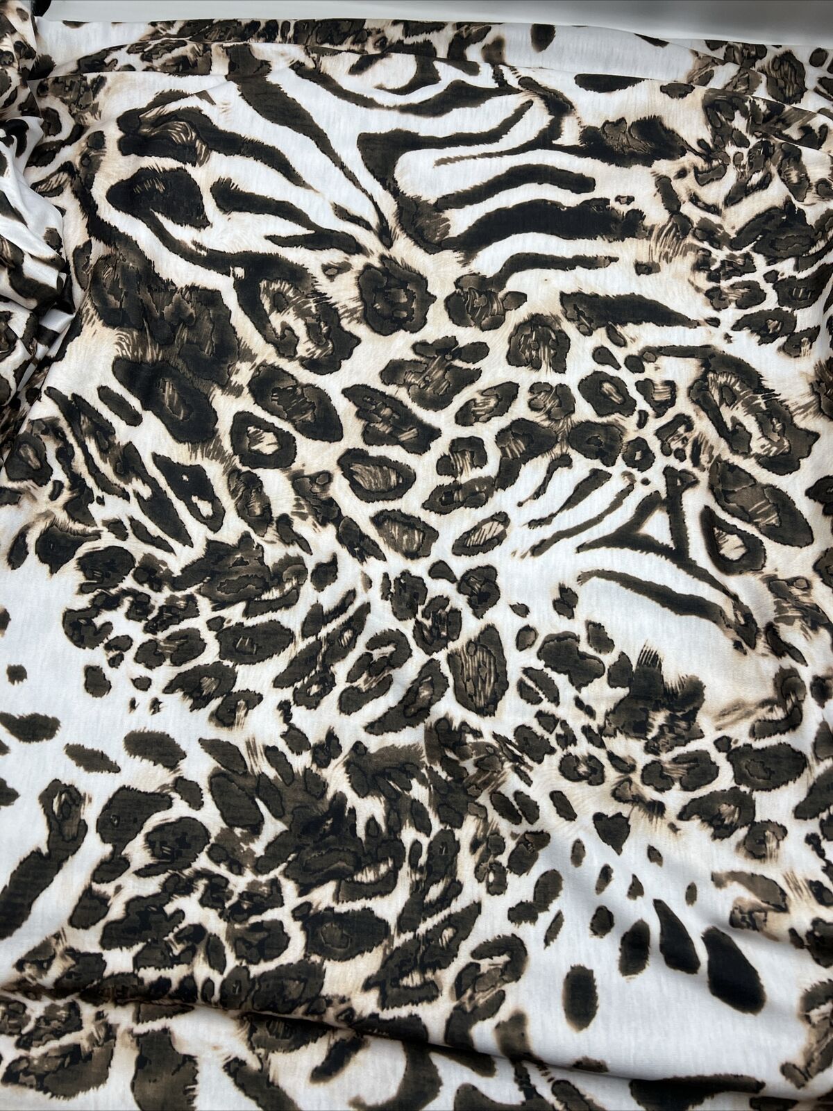 Animal Mix Spun Poly Stretch Fabric - T9 Fabrics