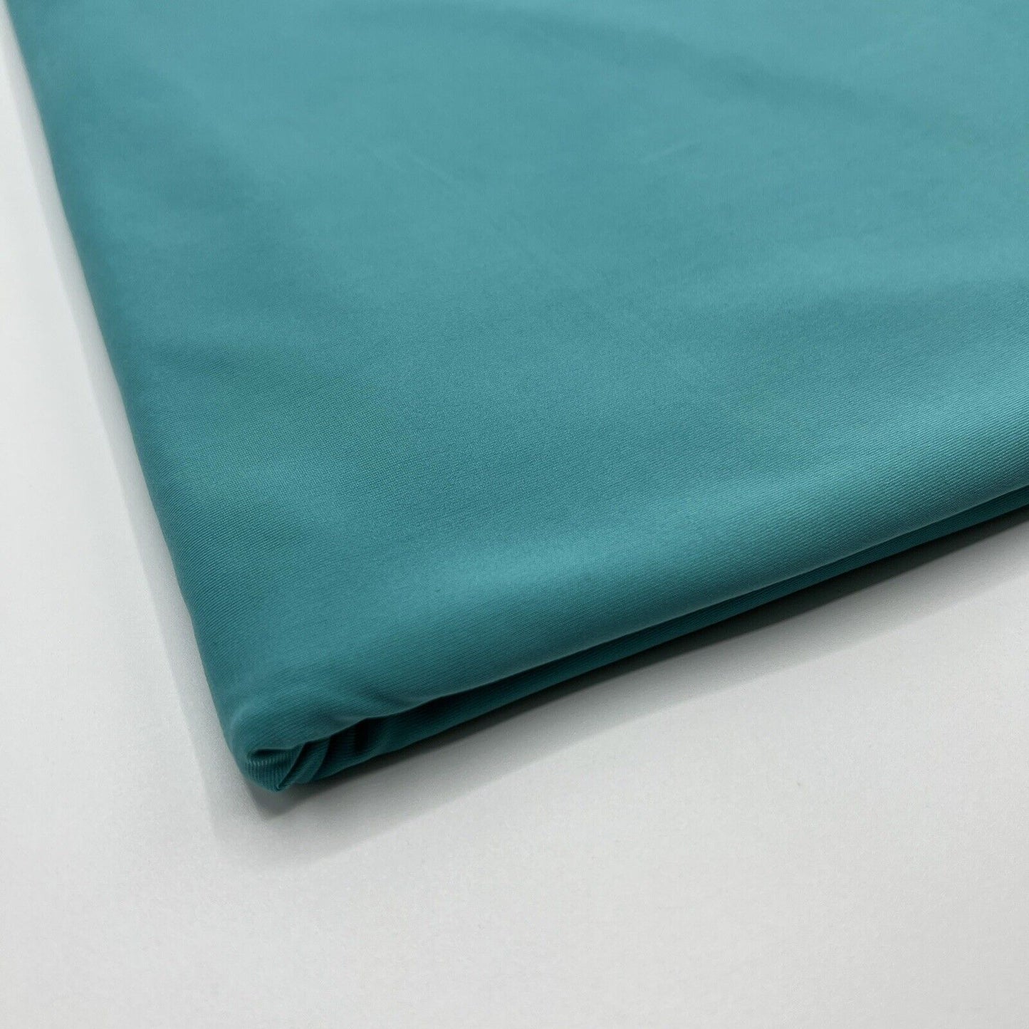 Aqua Blue Plain Soft Touch Stretch Fabric - T9 Fabrics