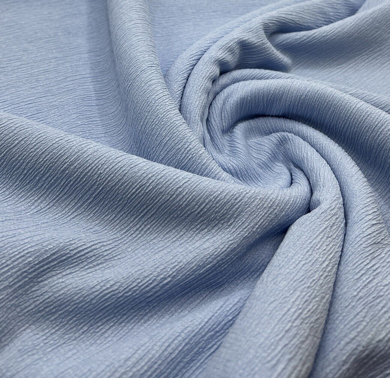 Baby Blue Tree Bark Stretch Dress Craft Fabric - T9 Fabrics