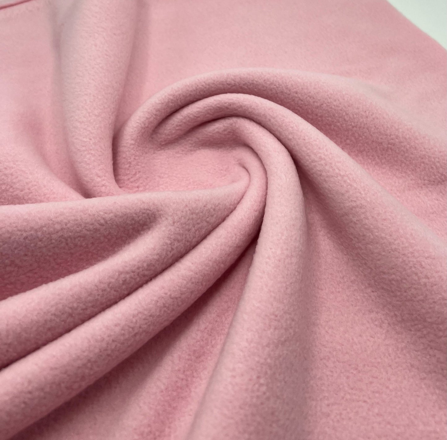 Baby Pink Plain Anti - Pil Polar Fleece Fabric Blanket Loungewear - T9 Fabrics