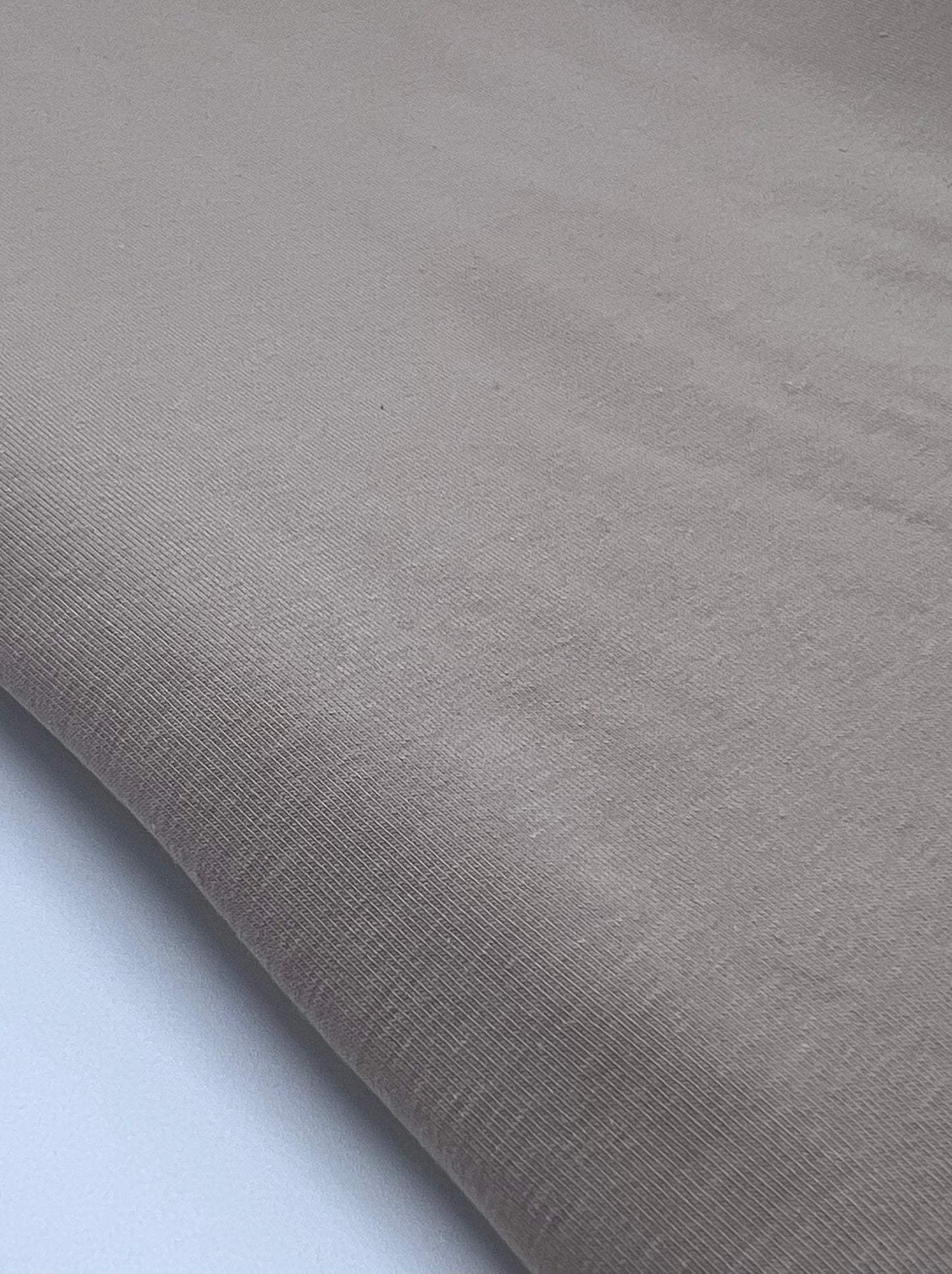 Beige Cotton Stretch Jersey 240 GSM 92/8 Lycra 4 Way Stretch - T9 Fabrics