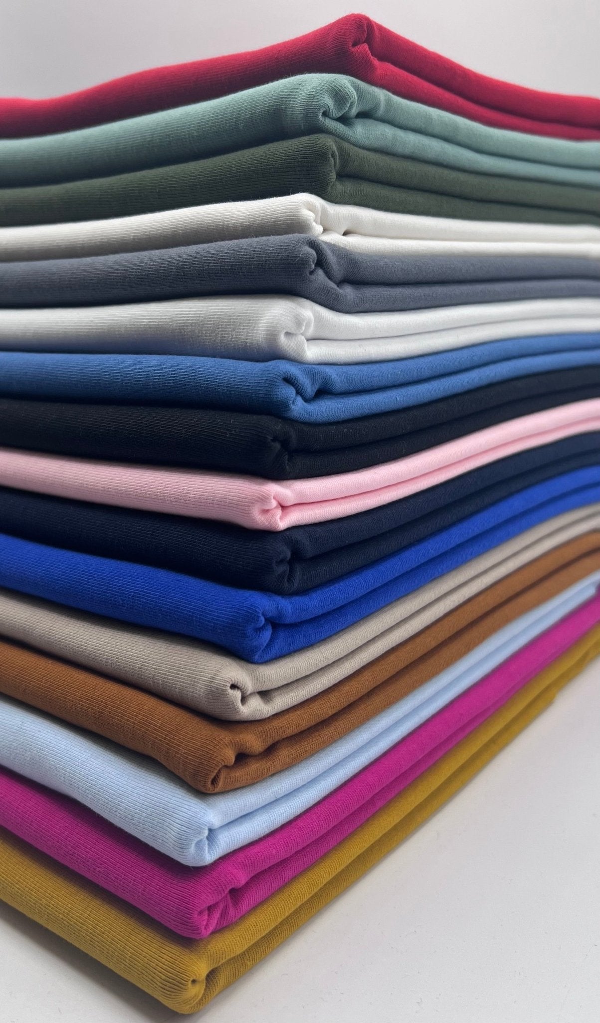 Beige Cotton Stretch Jersey 240 GSM 92/8 Lycra 4 Way Stretch - T9 Fabrics