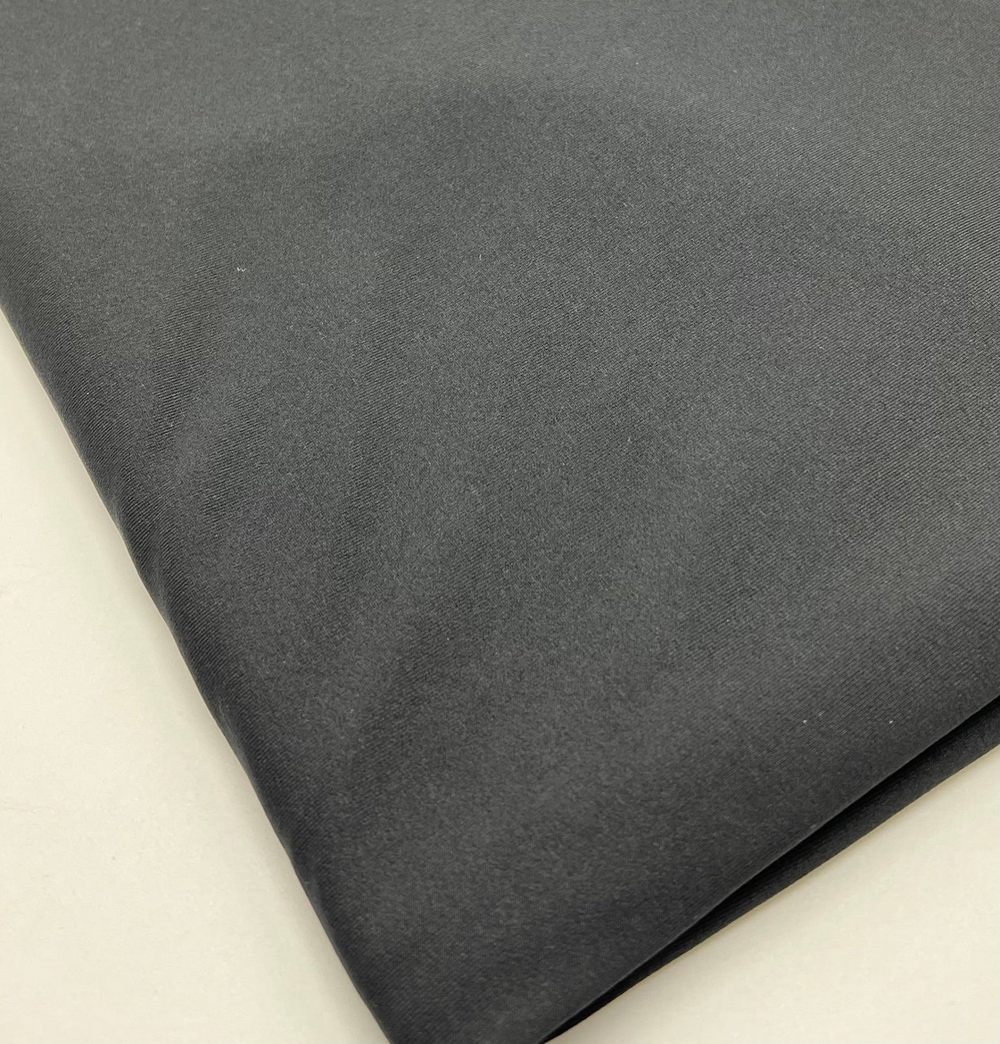 Black Cotton Touch 220GSM 4 Way Stretch Fabric - T9 Fabrics