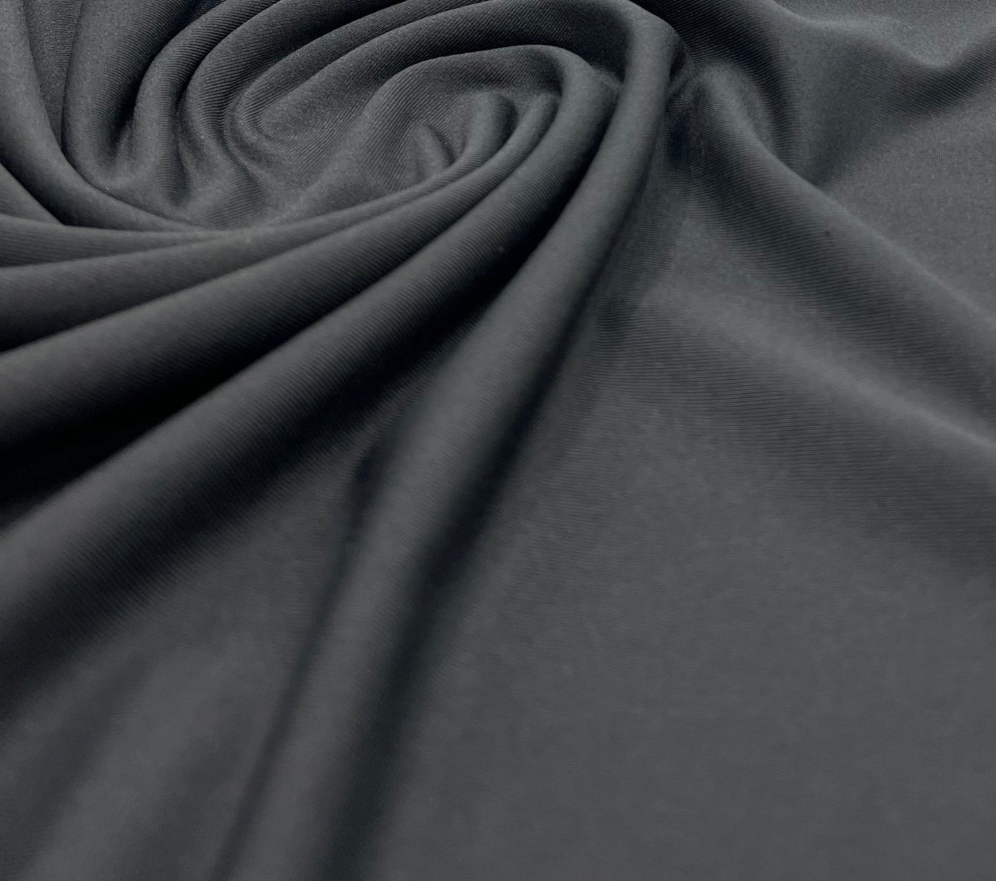 Black Cotton Touch 220GSM 4 Way Stretch Fabric - T9 Fabrics