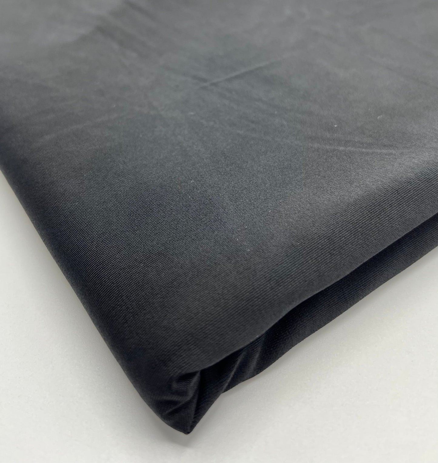 Black Plain Soft Touch Stretch Fabric - T9 Fabrics
