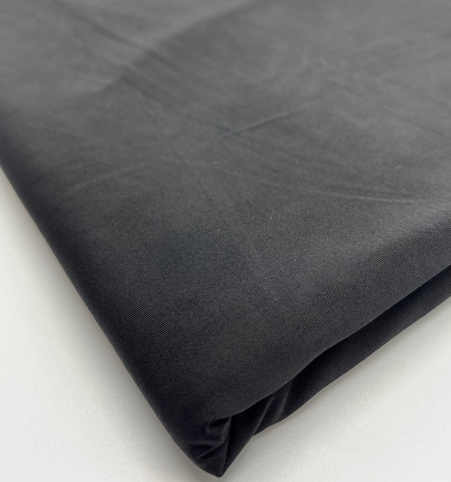 Black Plain Soft Touch Stretch Fabric - T9 Fabrics