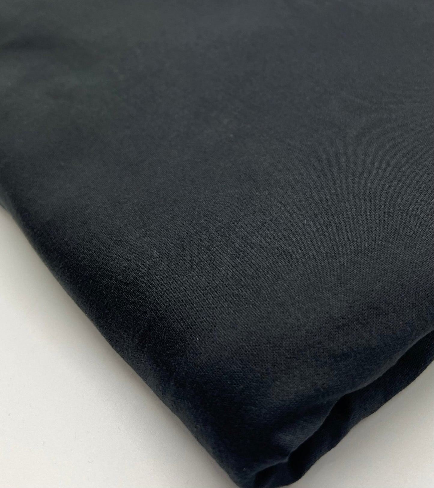 Black Plain Super Soft Bogota 4 Way Stretch Fabric - T9 Fabrics