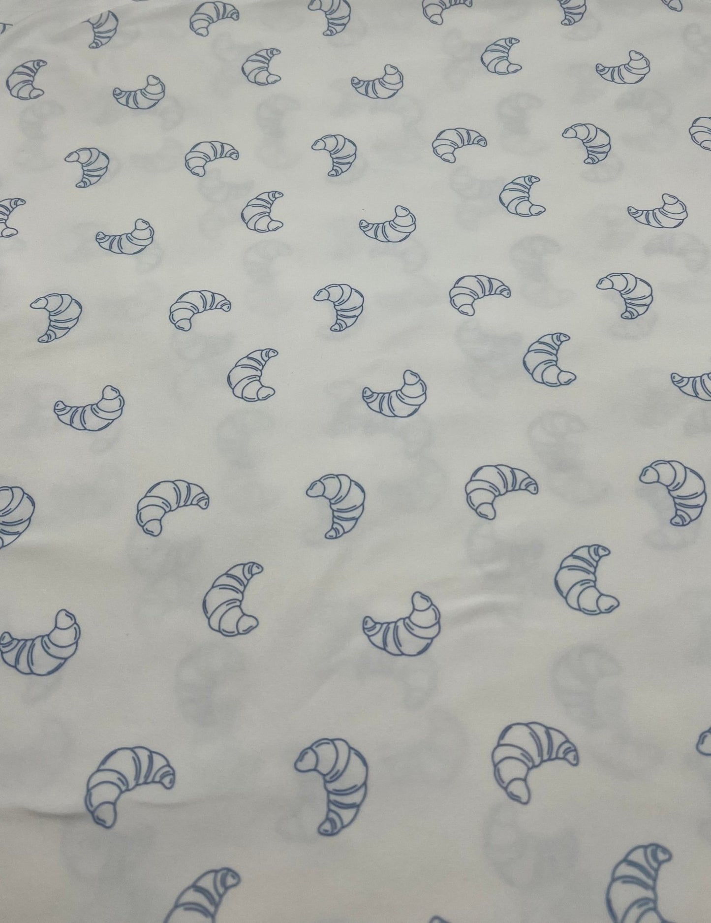 Blue Croissant Super Soft Print Spun Poly Stretch Fabric - T9 Fabrics