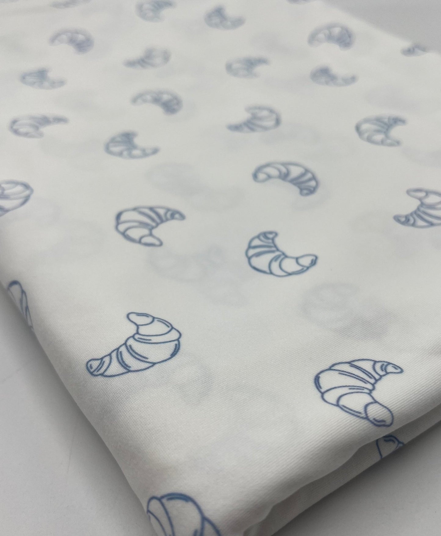 Blue Croissant Super Soft Print Spun Poly Stretch Fabric - T9 Fabrics
