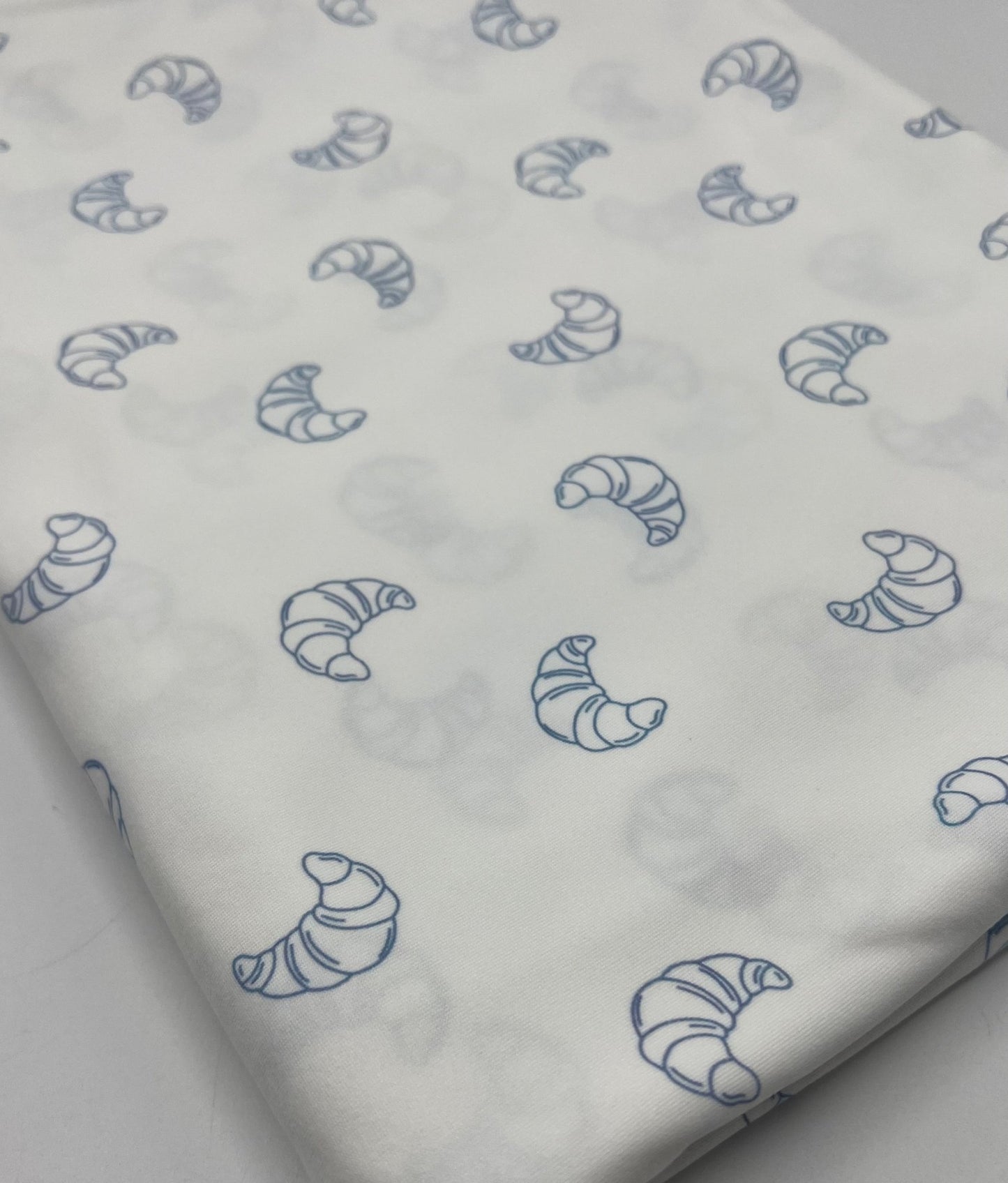 Blue Croissant Super Soft Print Spun Poly Stretch Fabric - T9 Fabrics