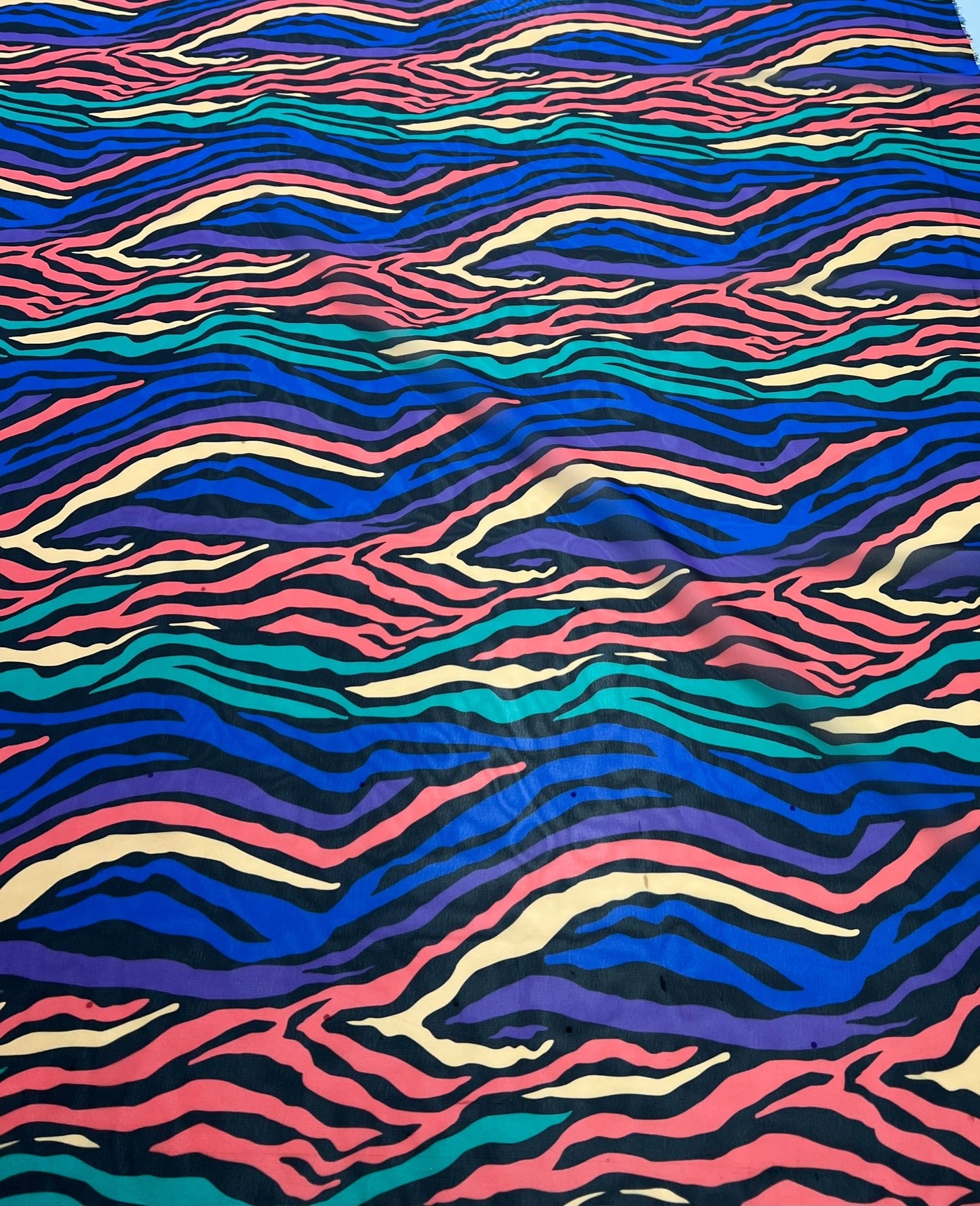 Bright Animal Mix Printed Chiffon Dress Fabric - T9 Fabrics