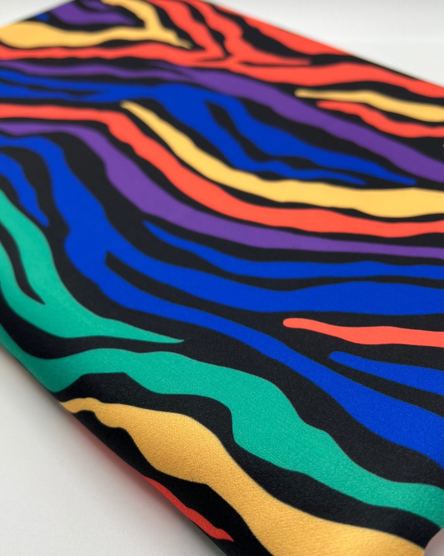 Bright Multi Animal Printed Scuba Crepe Jersey Fabric 4 Way Stretch - T9 Fabrics