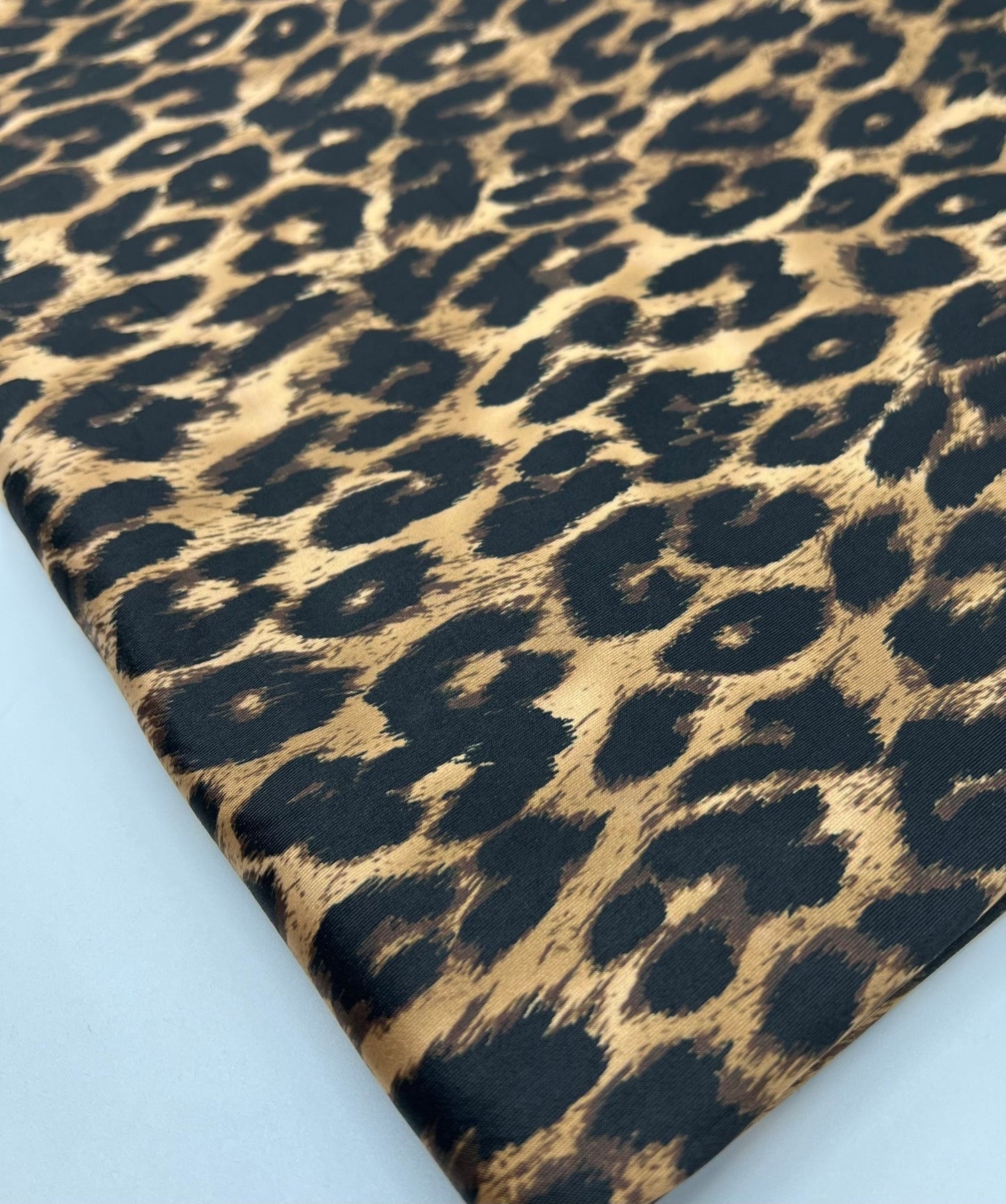 Brown Black Leopard Print Soft Touch 4 Way Stretch Fabric - T9 Fabrics