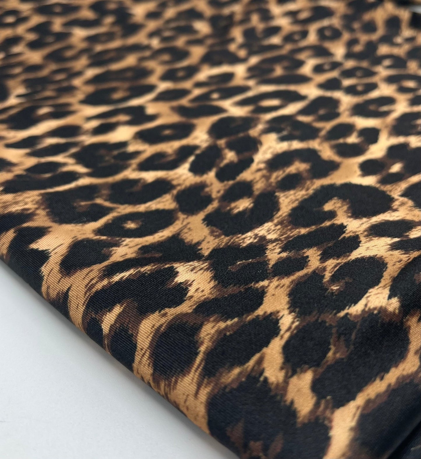 Brown Leopard Animal Swimwear / Sportswear 4 Way Stretch Fabric - T9 Fabrics