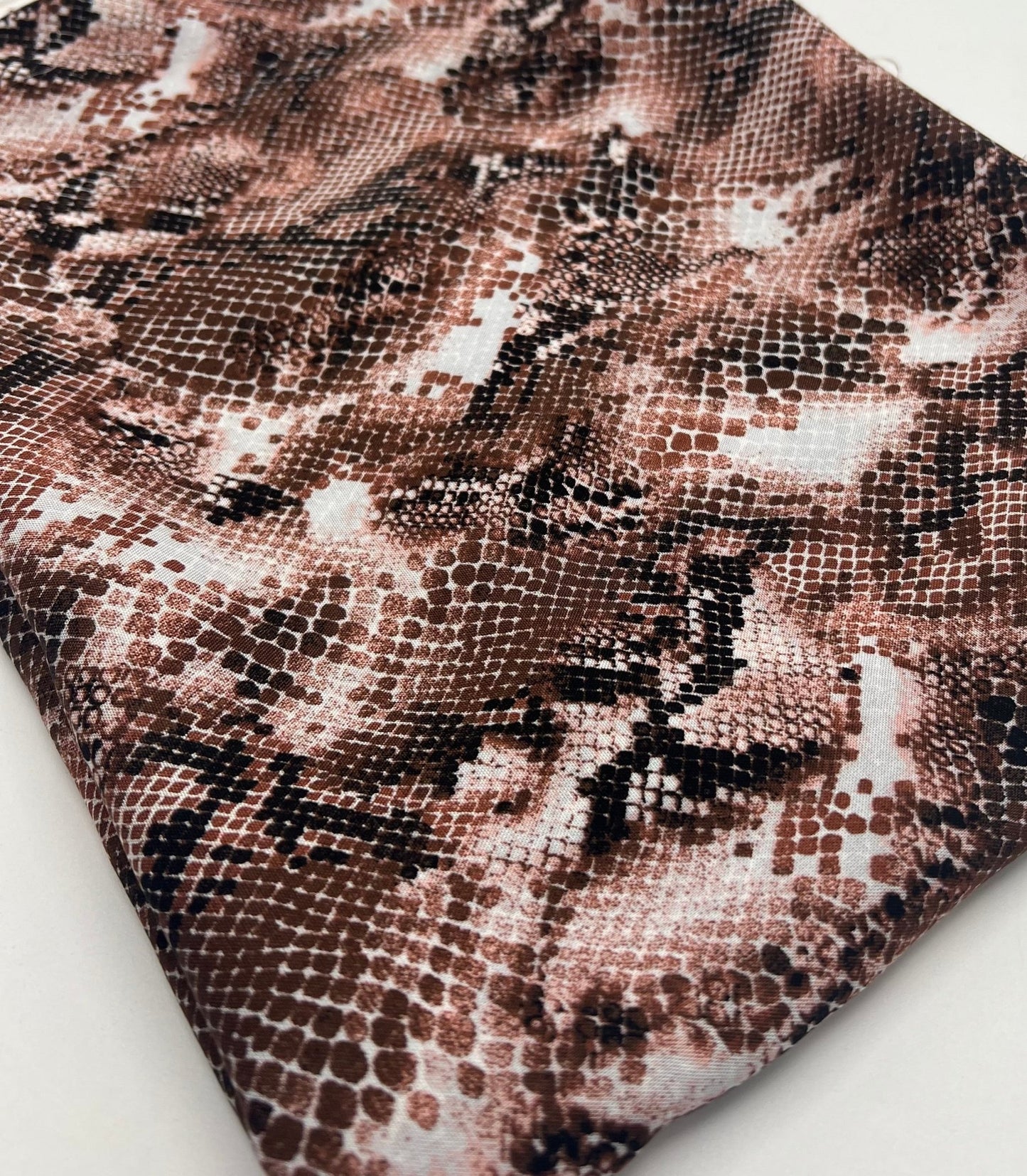 Brown Mix 100% Viscose Non Stretch Fabric - T9 Fabrics