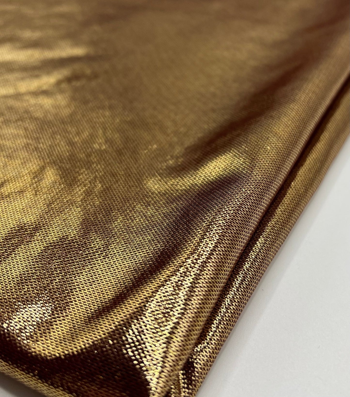 Burgundy Gold Shiny Foil Mesh Fabric Stretch - T9 Fabrics