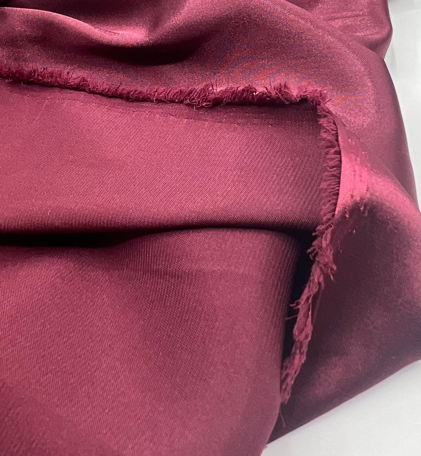 Burgundy Satin Dress Craft Non Stretch Fabric - T9 Fabrics