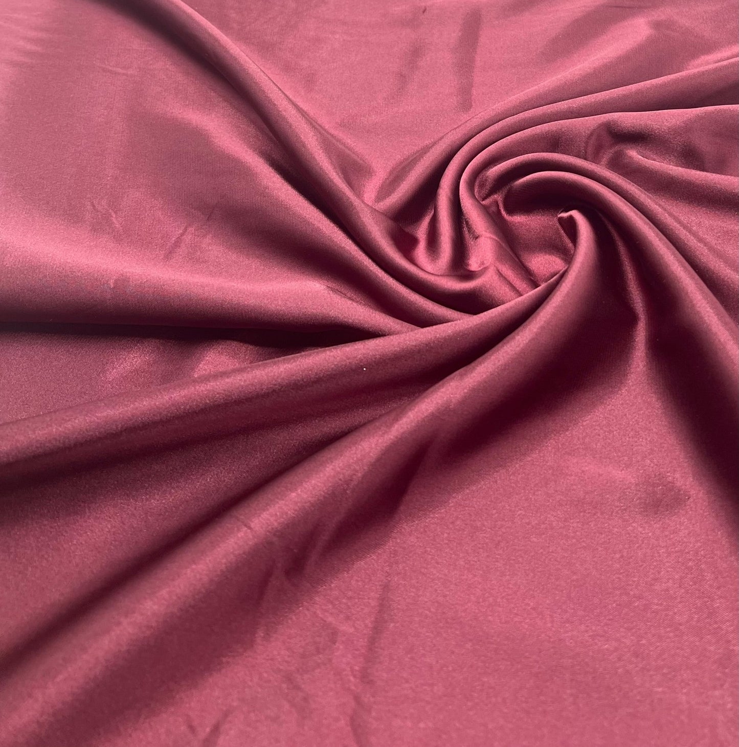 Burgundy Satin Dress Craft Non Stretch Fabric - T9 Fabrics