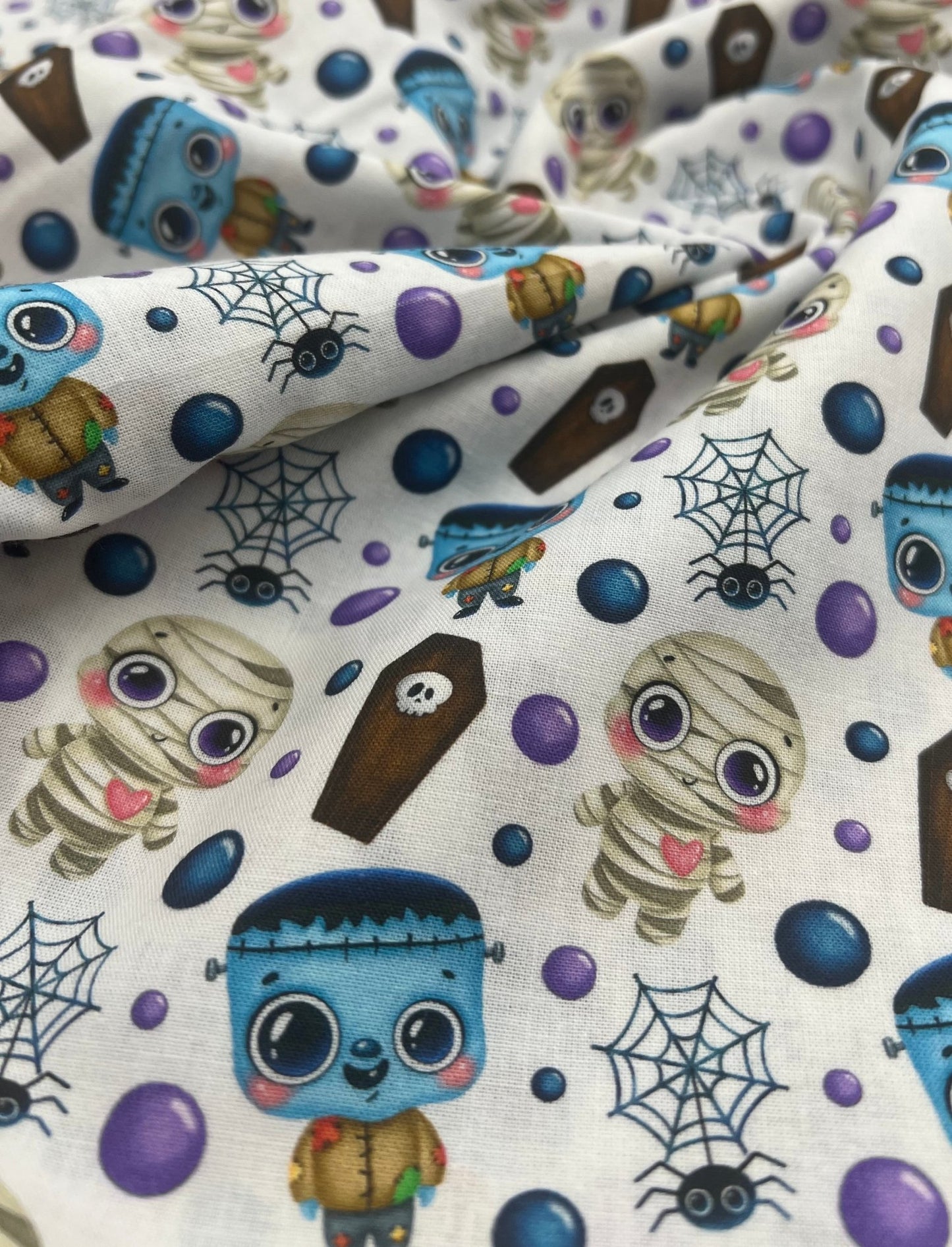 Cartoon Halloween Cotton 115 GSM 100% Cotton Fabric - T9 Fabrics