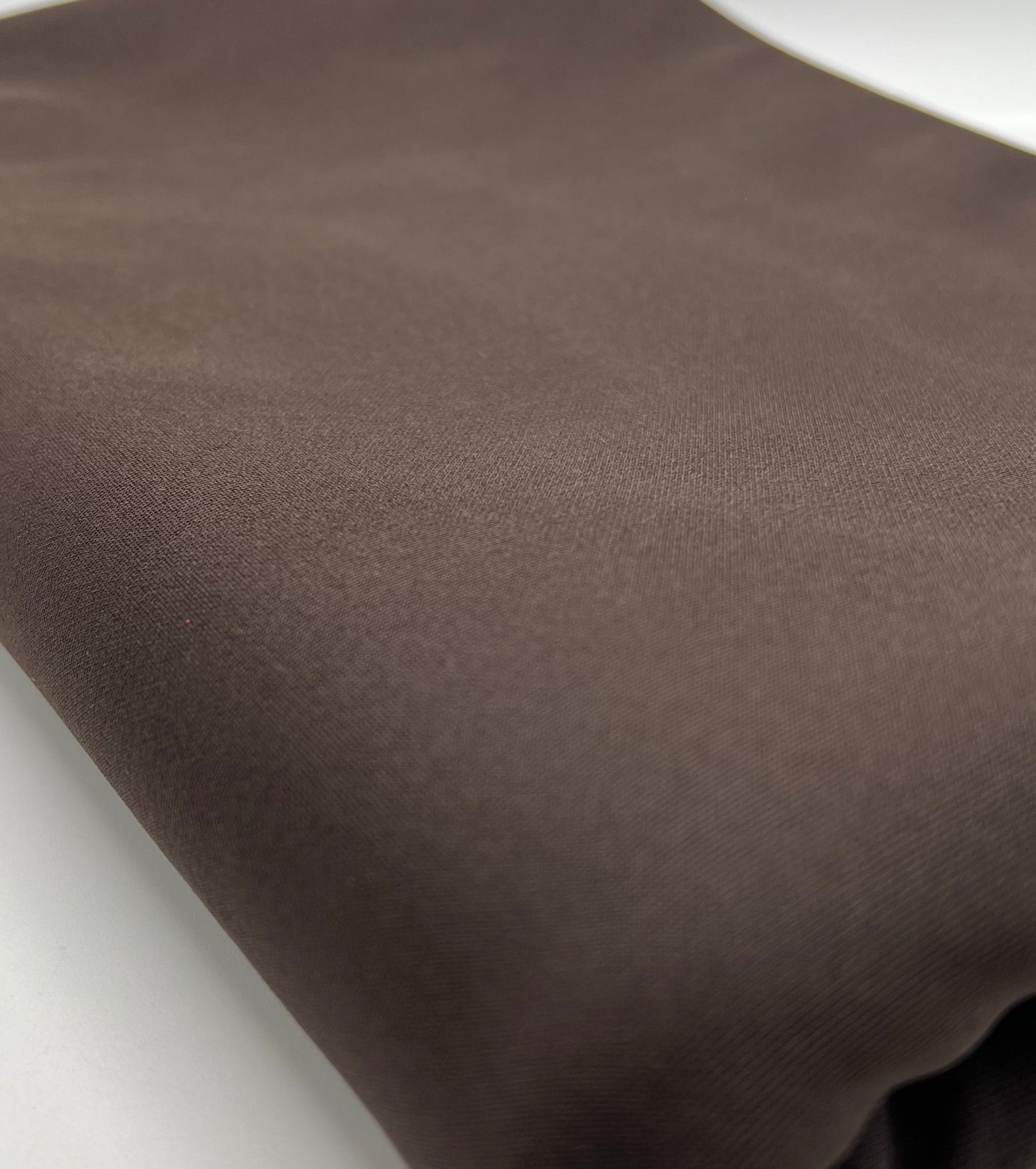 Chocolate Plain Scuba 2 Way Stretch Jersey Fabric - T9 Fabrics