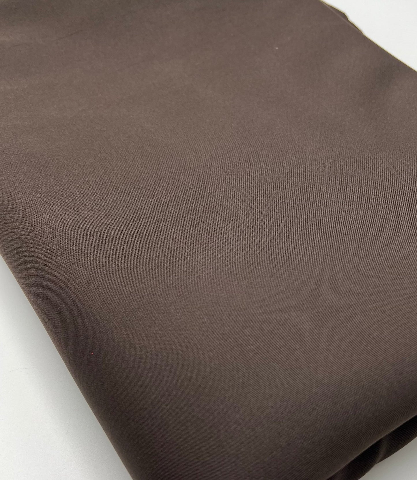 Chocolate Plain Scuba 2 Way Stretch Jersey Fabric - T9 Fabrics