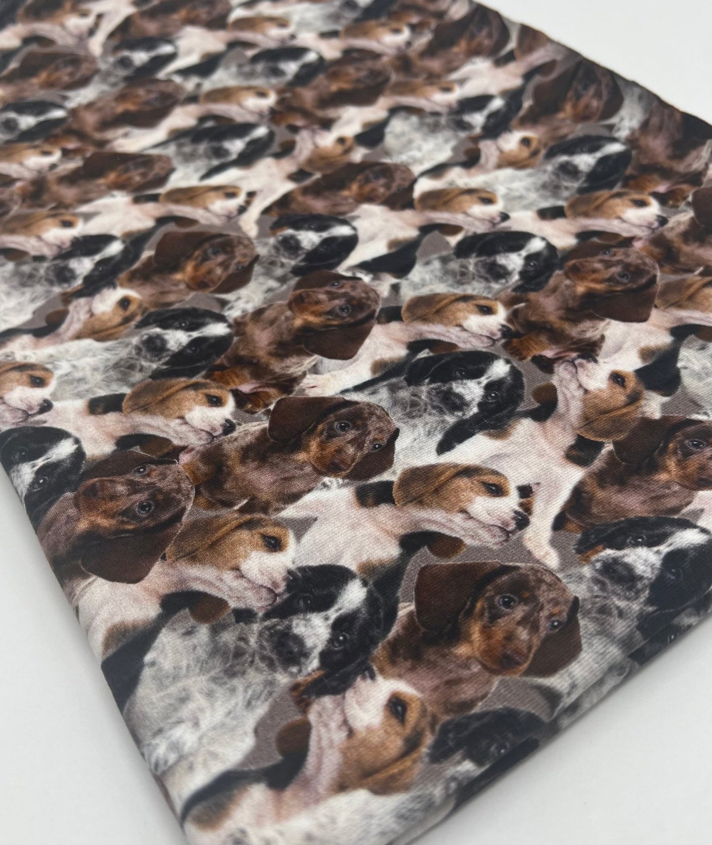 Cute Puppies Cotton Stretch Jersey 200 GSM 95/5 Lycra 4 Way Stretch - T9 Fabrics