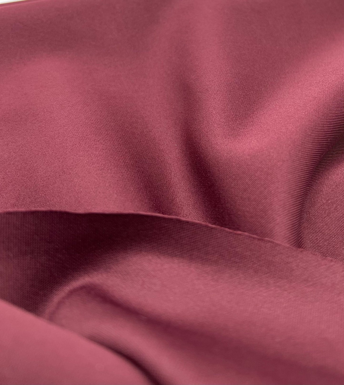 Dark Burgundy Plain Scuba 2 Way Stretch Jersey Fabric - T9 Fabrics