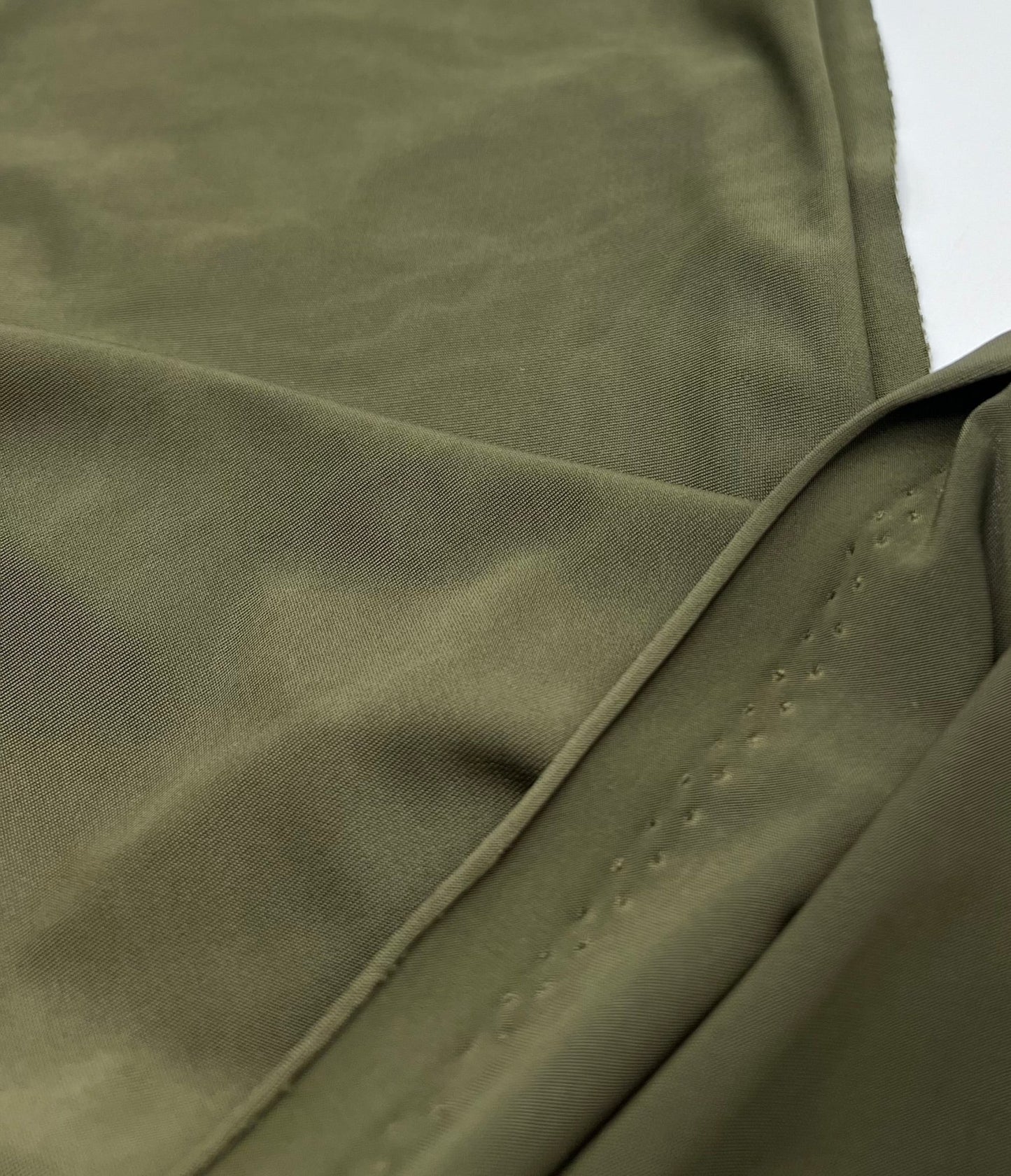 Dark Khaki Plain Soft Touch Stretch Fabric - T9 Fabrics