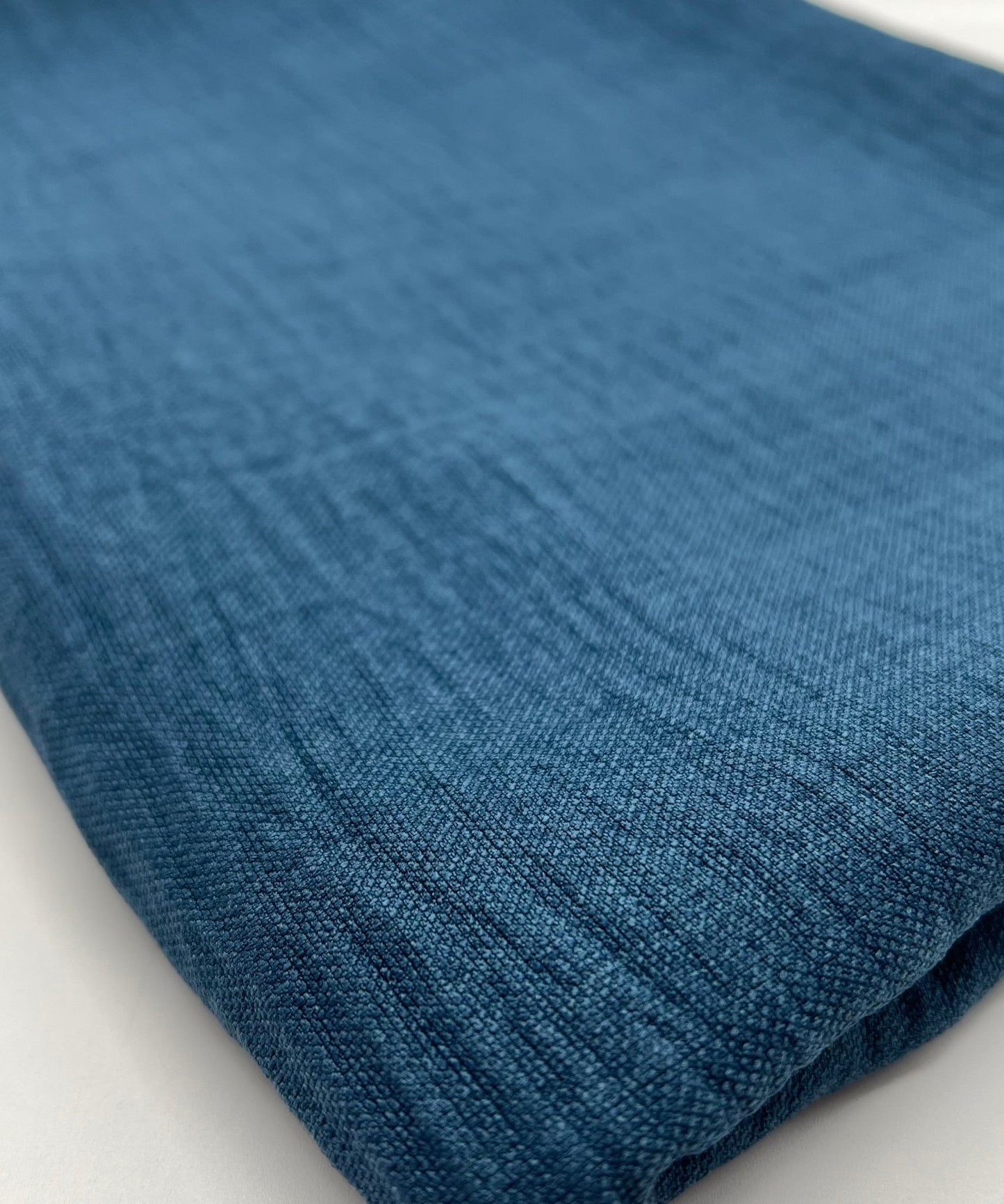 Denim Polyester Linen Non Stretch Fabric - T9 Fabrics