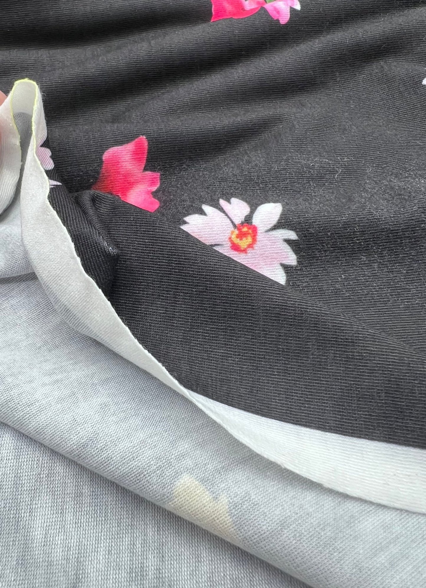 Floral Multi Print Viscose Elastane 4 Way Stretch Fabric - T9 Fabrics