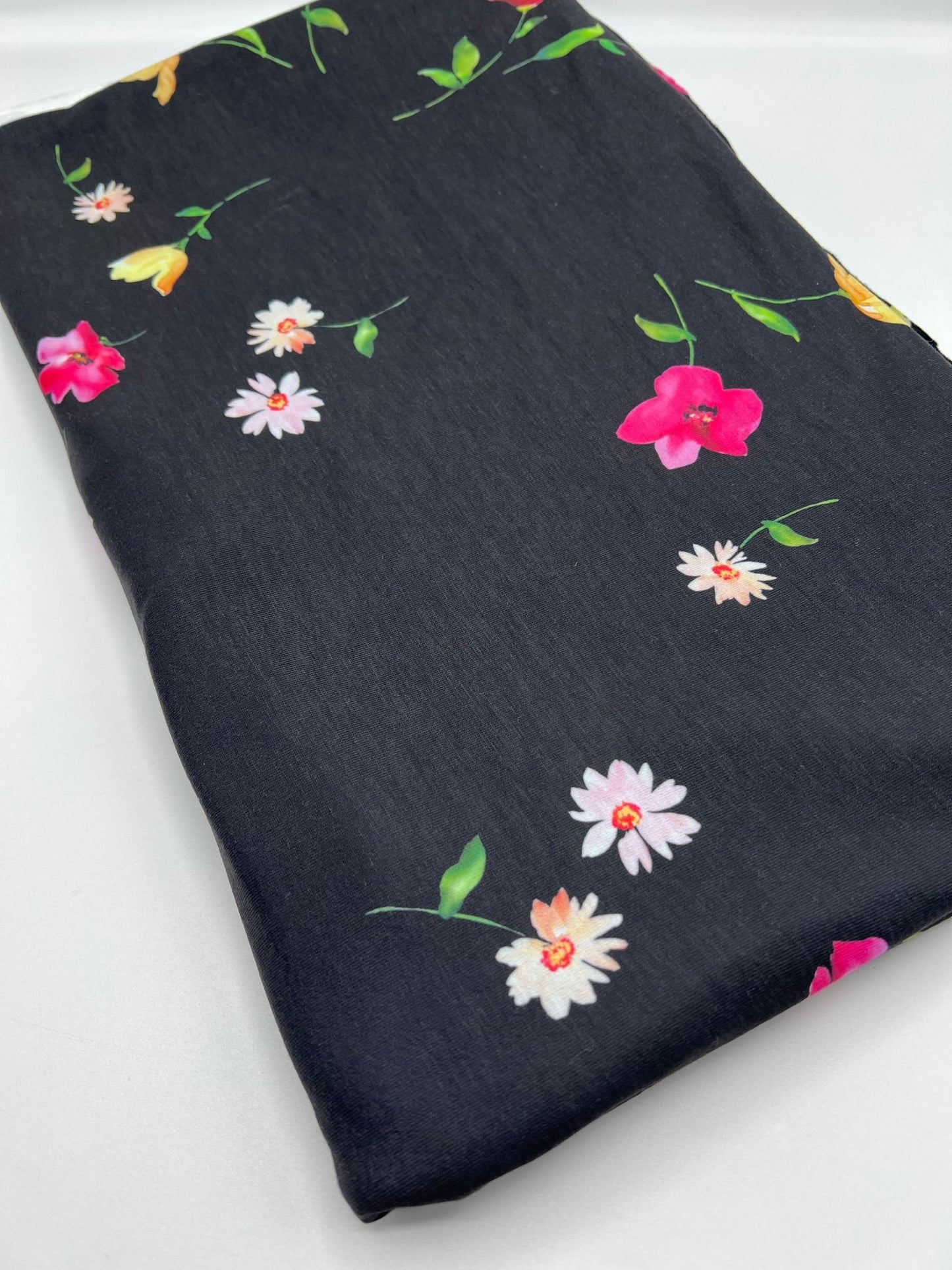 Floral Multi Print Viscose Elastane 4 Way Stretch Fabric - T9 Fabrics