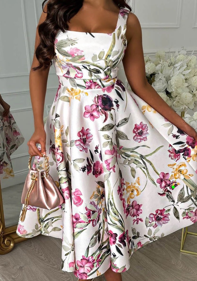 Floral Scuba Foam 3D Scuba Stretch Jersey Fabric 2 Way Stretch - T9 Fabrics