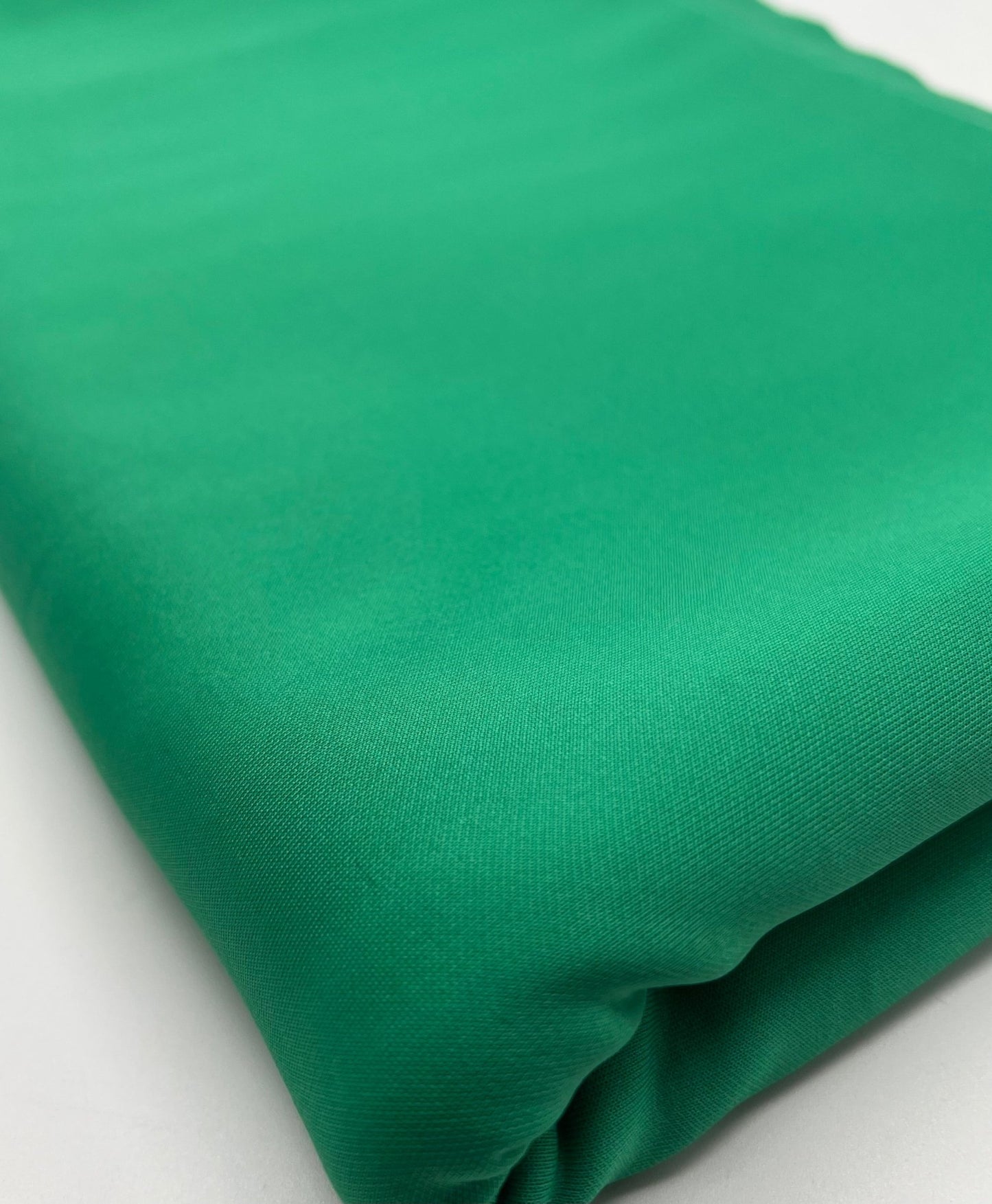 Green Plain Scuba 4 Way Stretch Jersey Fabric - T9 Fabrics