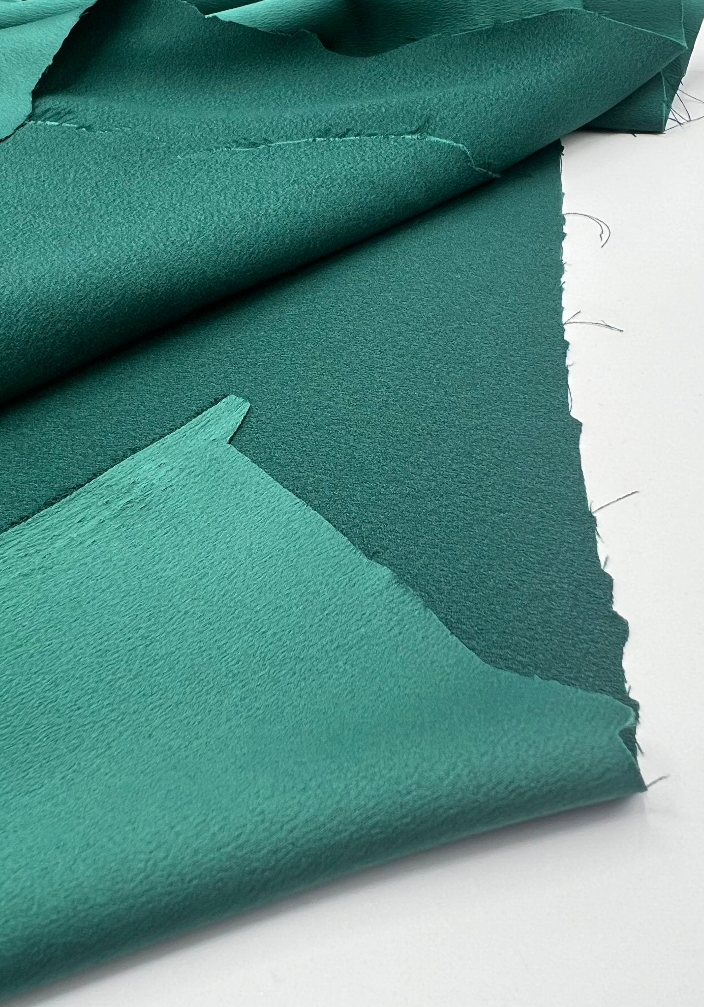 Green Satin Dress Craft Non Stretch Fabric - T9 Fabrics