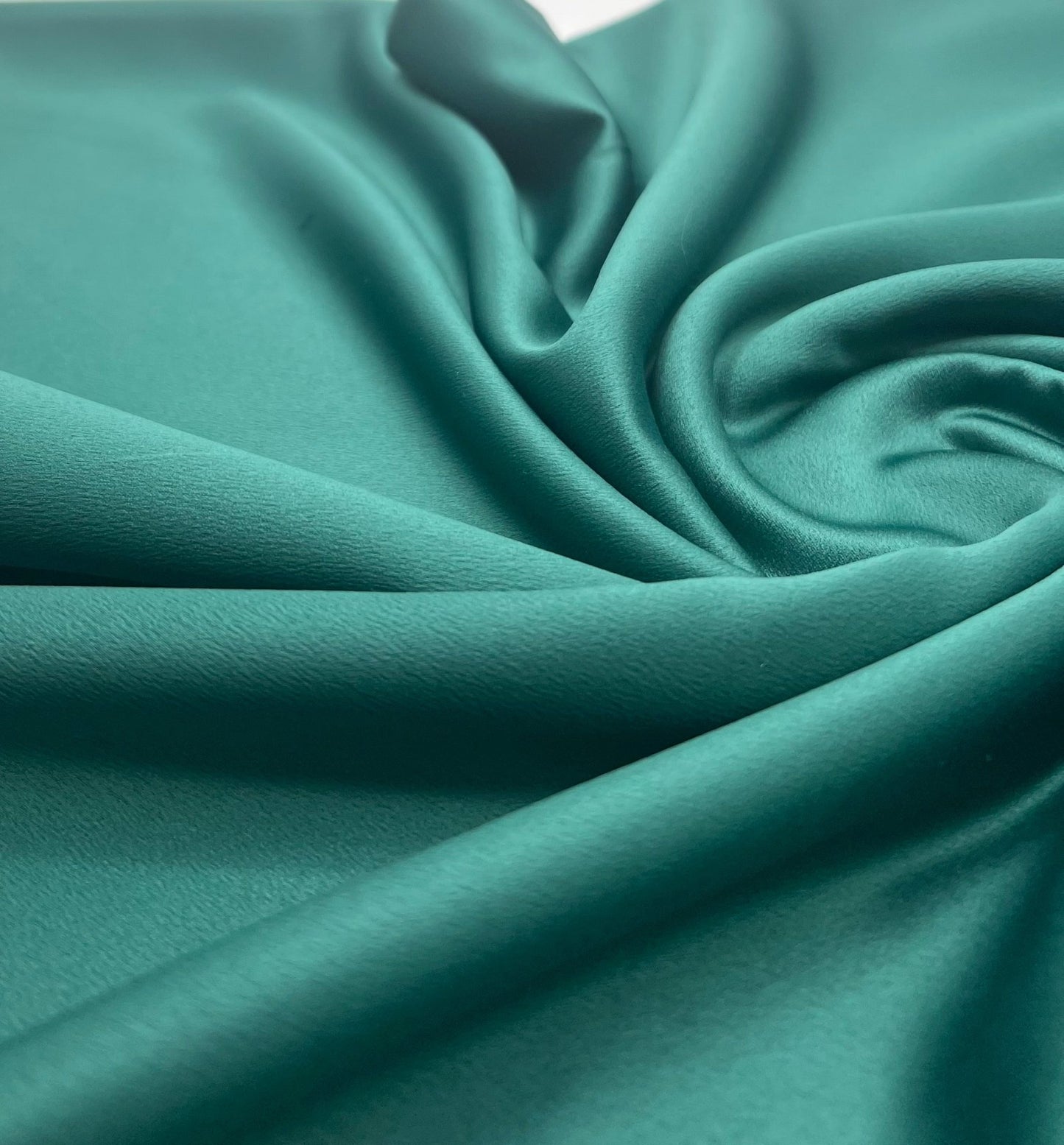 Green Satin Dress Craft Non Stretch Fabric - T9 Fabrics