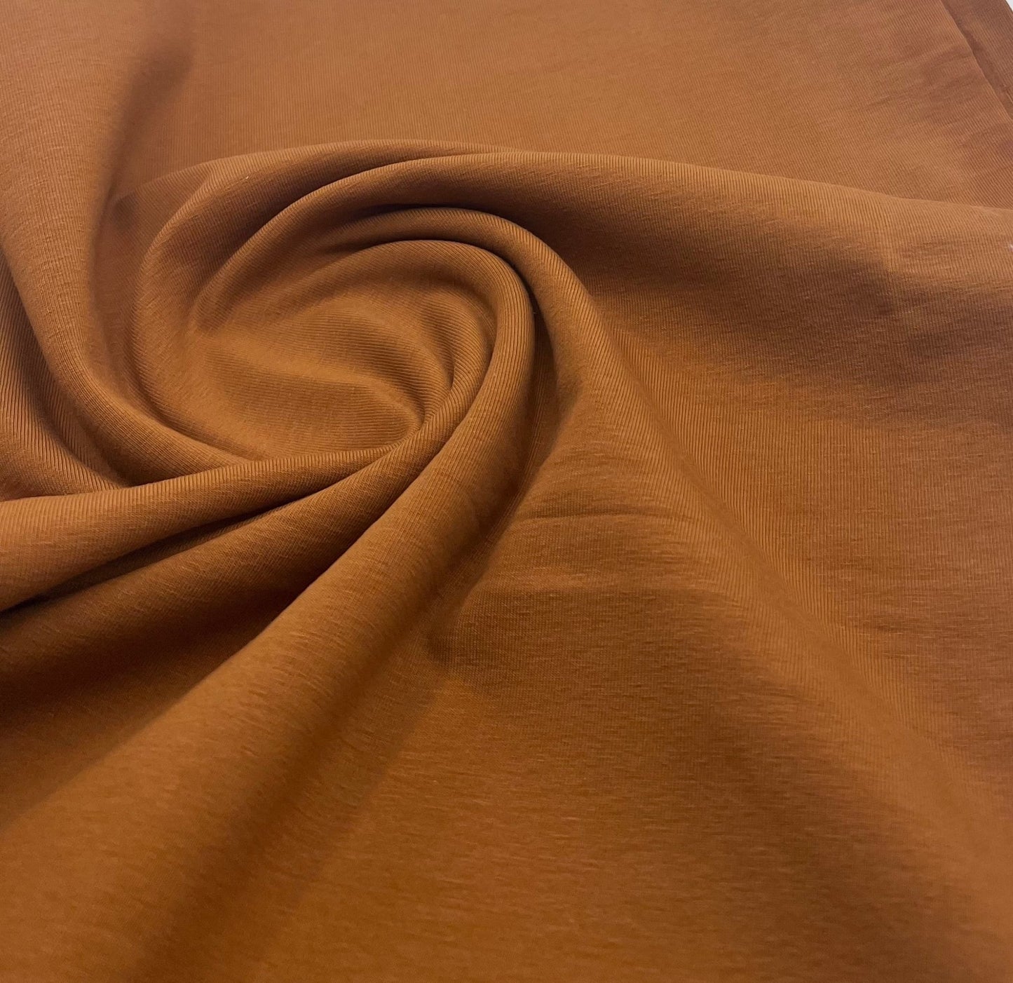 Honey Cotton Stretch Jersey 240 GSM 92/8 Lycra 4 Way Stretch - T9 Fabrics