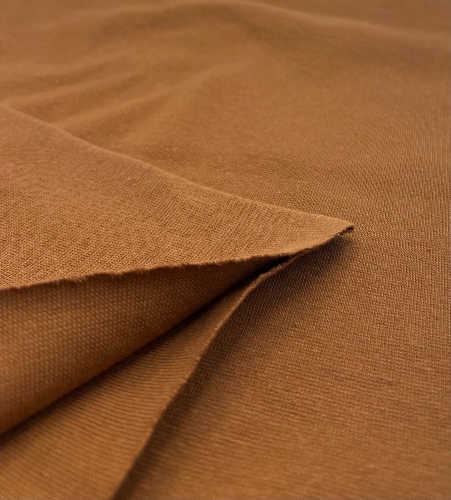 Honey Jersey Cuffing Ribbing Fabric 270 GSM Cotton Knit 70cm Wide - T9 Fabrics