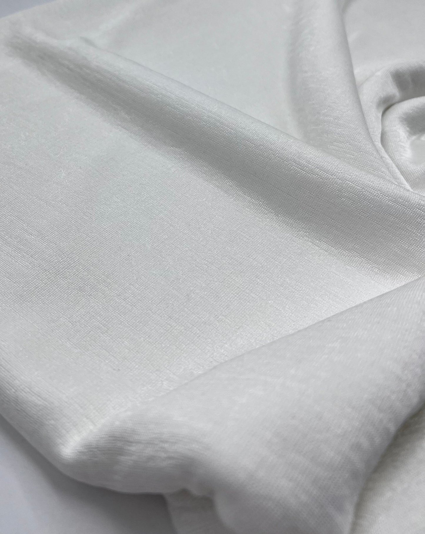 Ivory Acetate Slinky 4 Way Stretch Fabric - T9 Fabrics