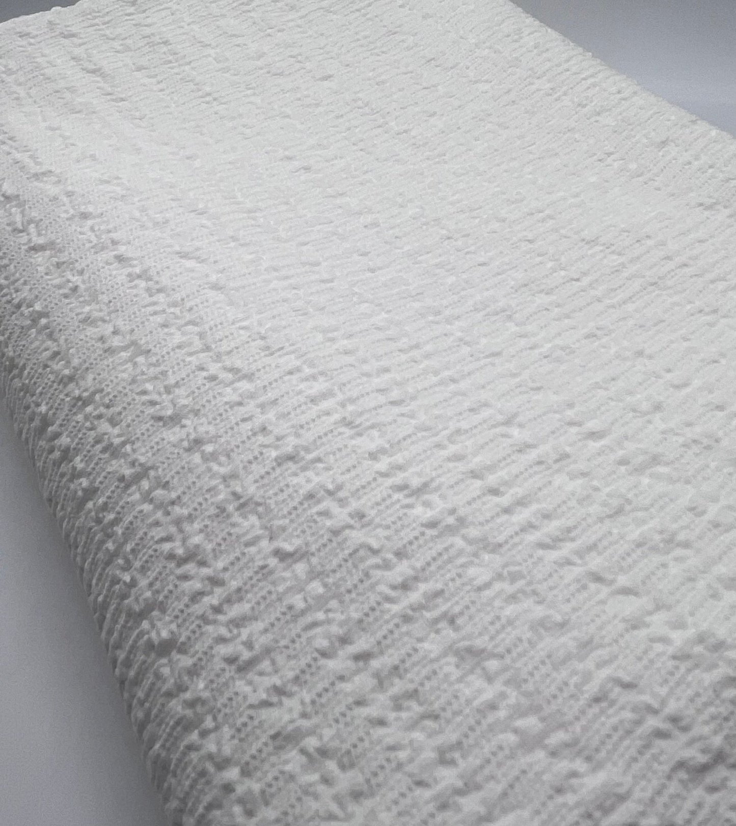 Ivory Popcorn Stretch Fabric - T9 Fabrics