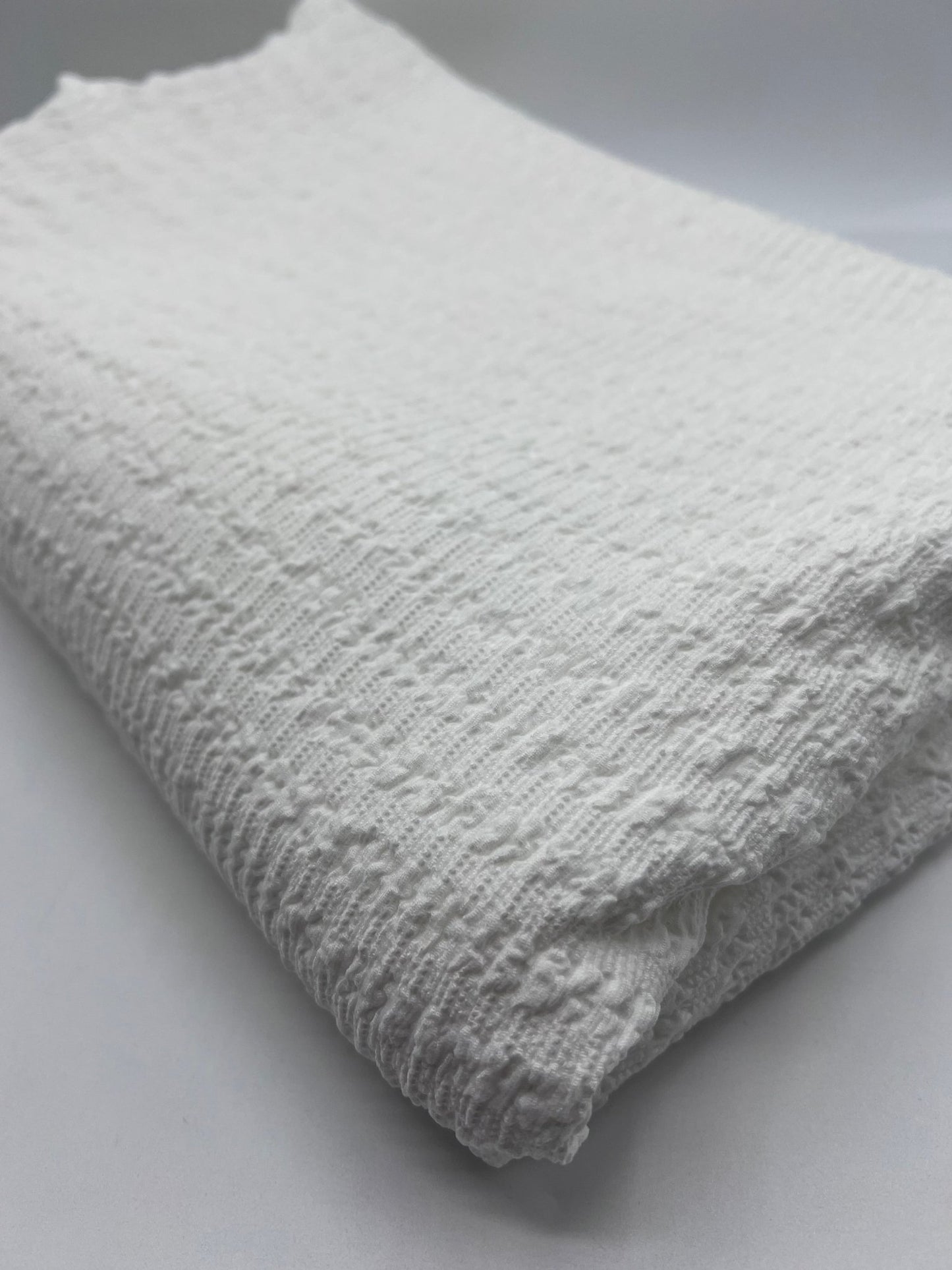 Ivory Popcorn Stretch Fabric - T9 Fabrics