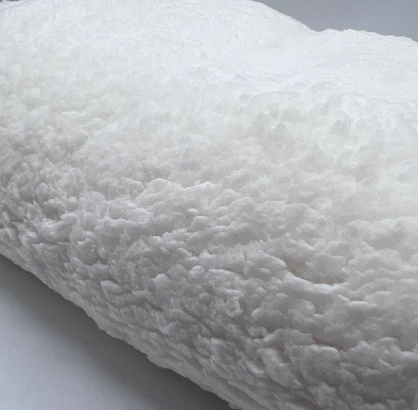 Ivory Sherpa Fleece Fluffy Borg Faux Fur Fabric - T9 Fabrics
