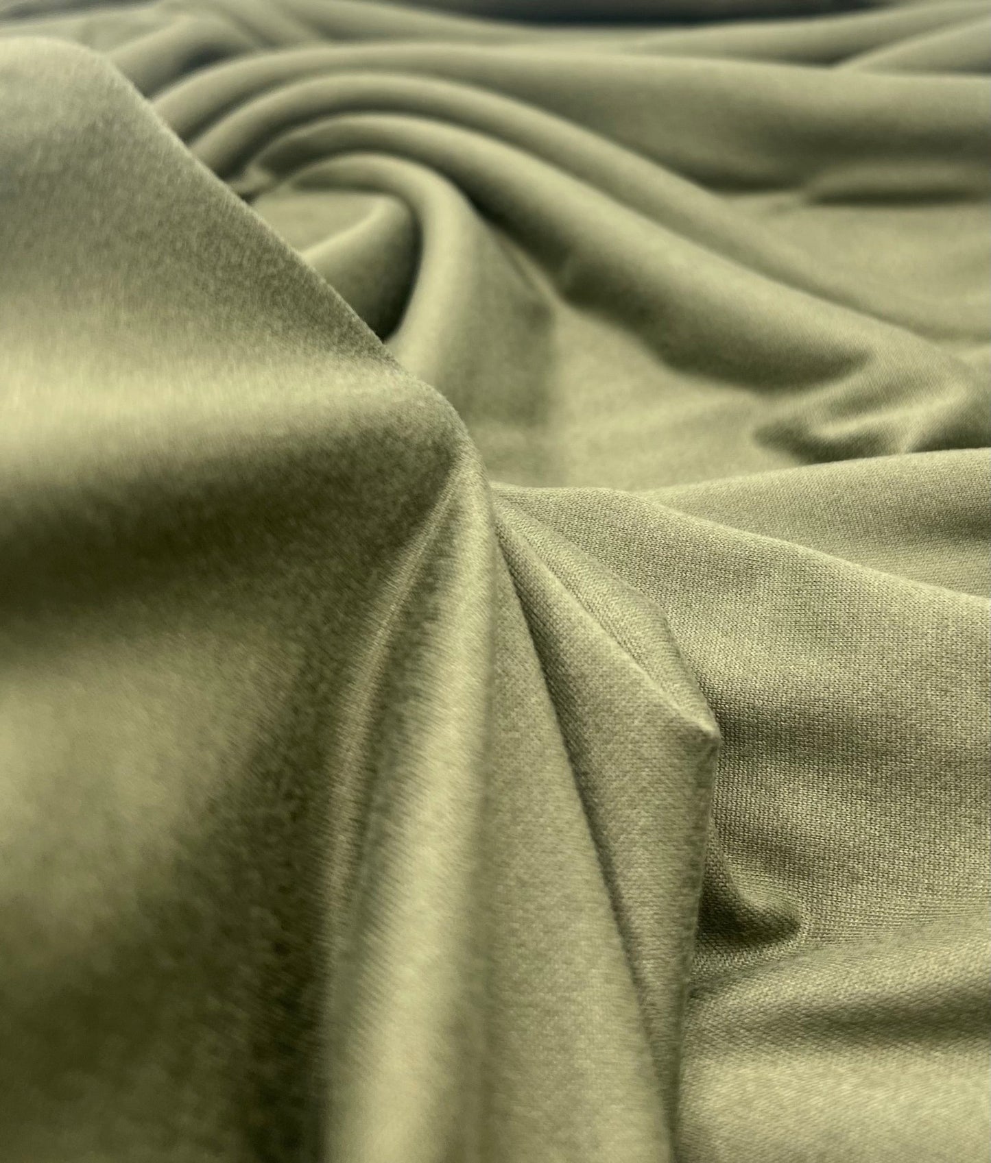 Khaki Plain Super Soft Bogota 4 Way Stretch Fabric - T9 Fabrics