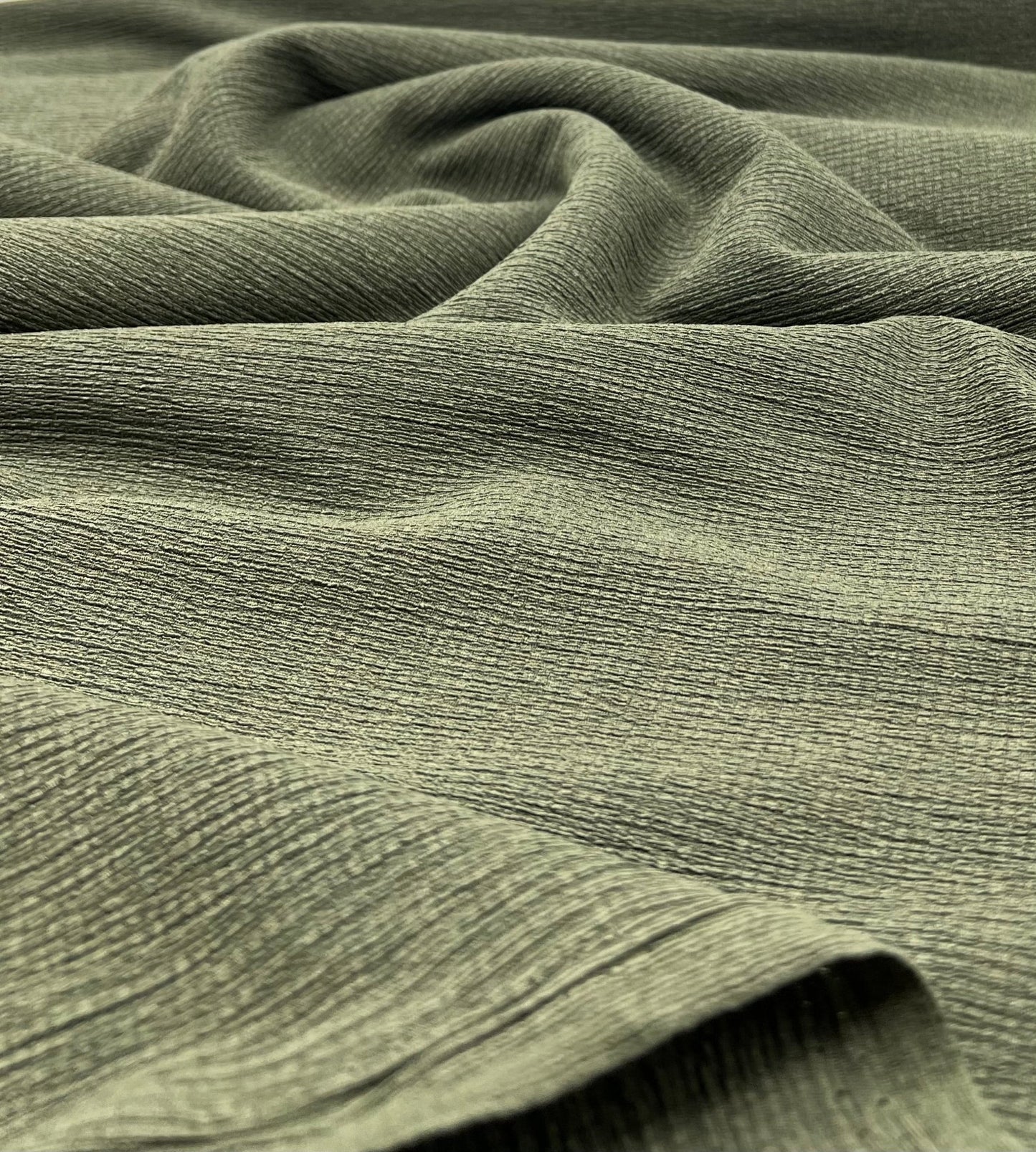 Khaki Textured Tree Bark Stretch Dress Craft Fabric - T9 Fabrics