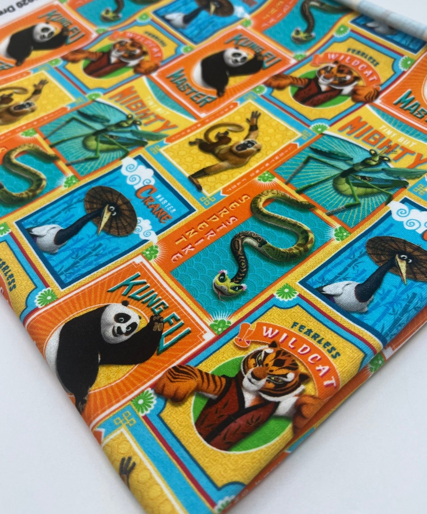 Kung Fu Panda Cotton Stretch Jersey 200 GSM 95/5 Lycra 4 Way Stretch - T9 Fabrics