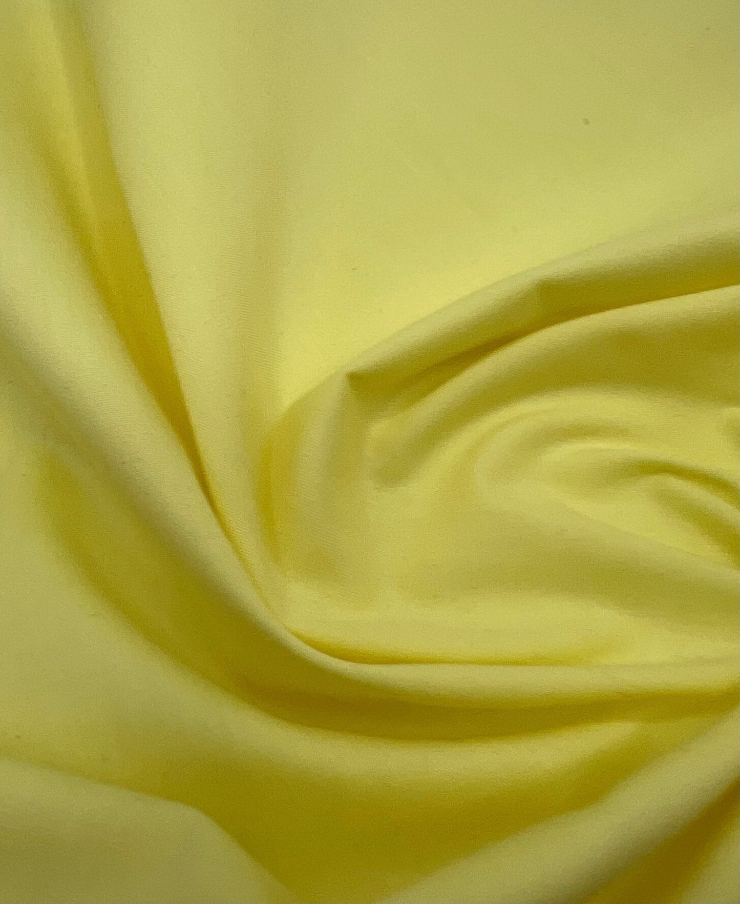 Lemon Plain Poly Cotton 105 GSM 80/20 44 Inch Non Stretch - T9 Fabrics